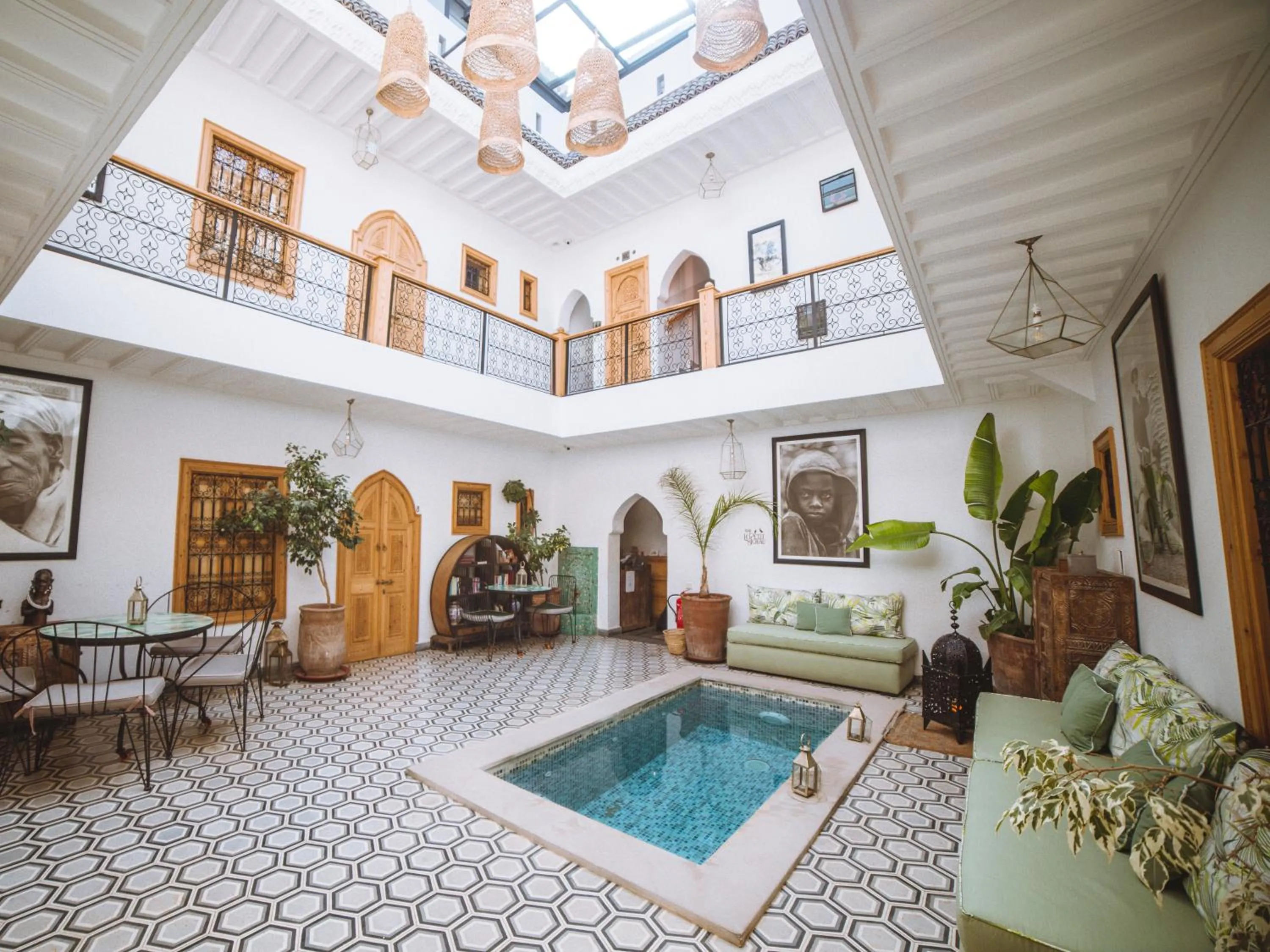 Patio in Riad Le Petit Joyau