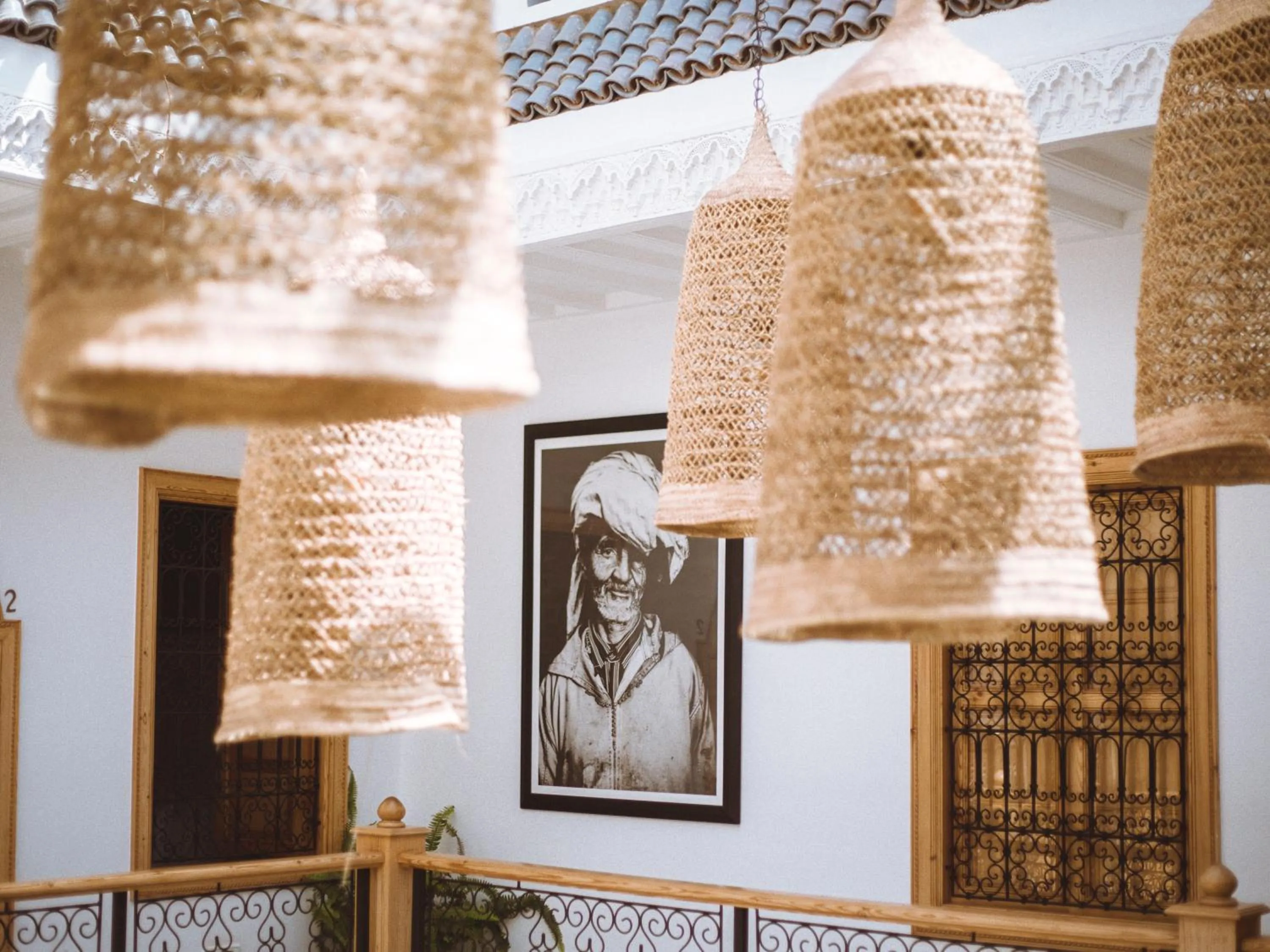 Decorative detail in Riad Le Petit Joyau