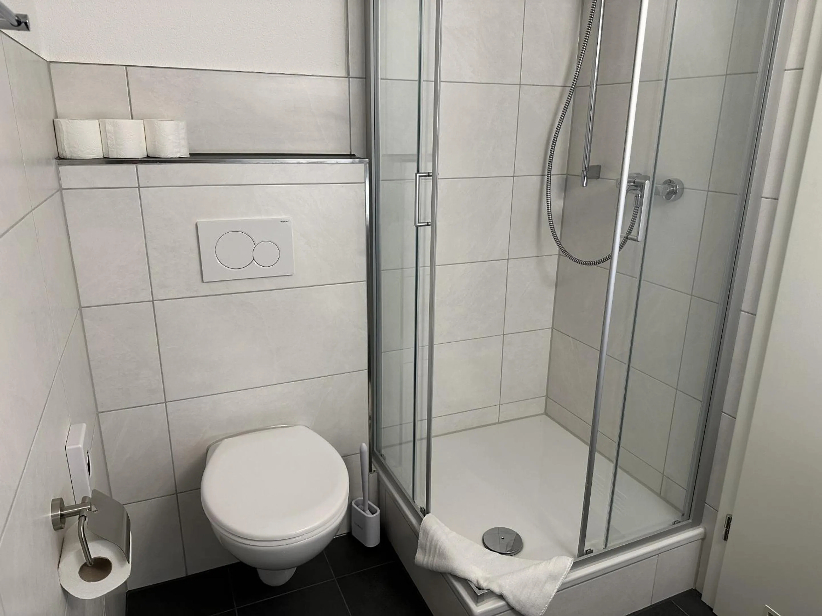 Bathroom in Gästehaus Elzblick