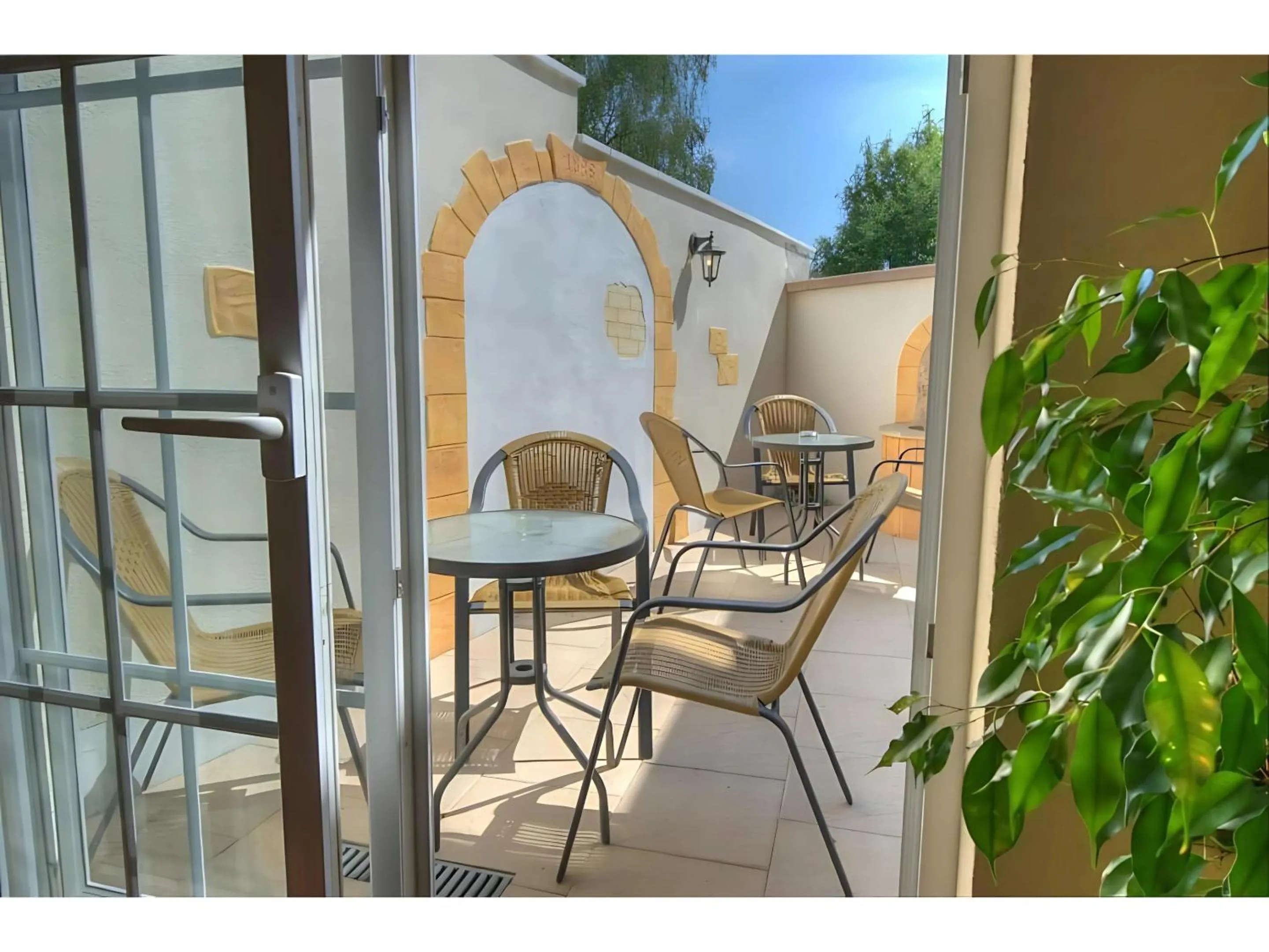 Patio in Gästehaus Elzblick