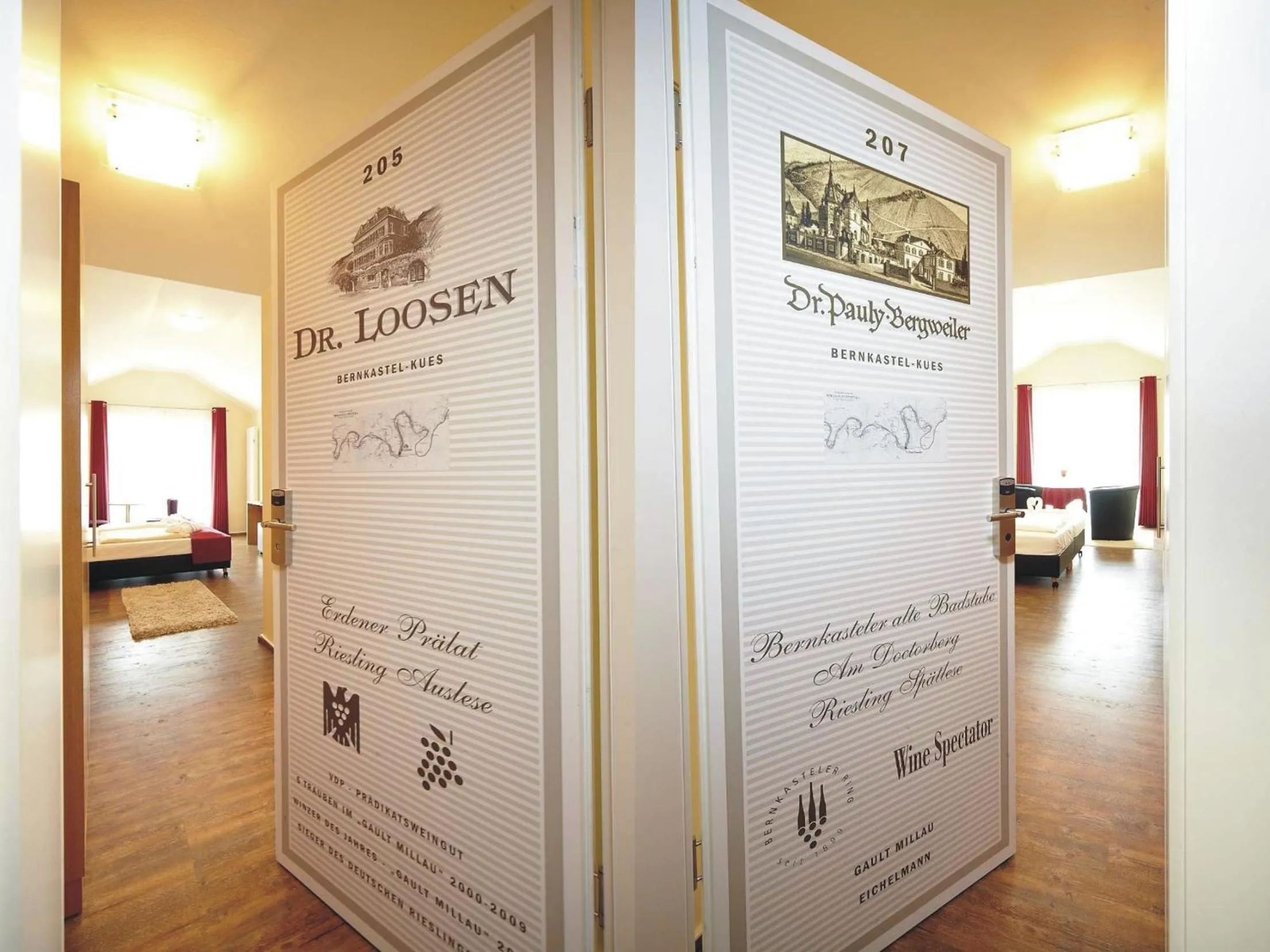 Decorative detail in Christiana's Wein & Art Hotel