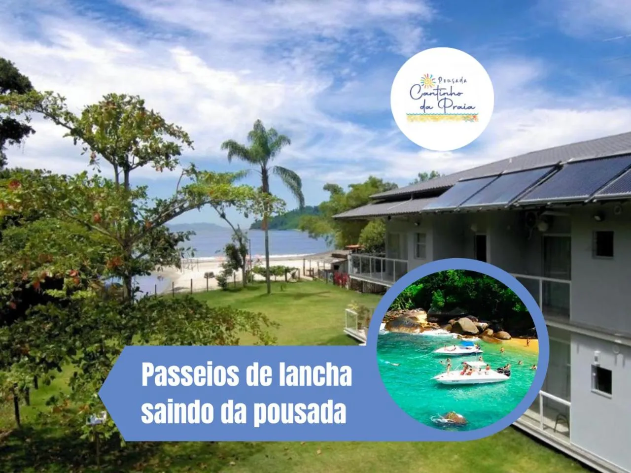 Property logo or sign in Pousada Cantinho da Praia