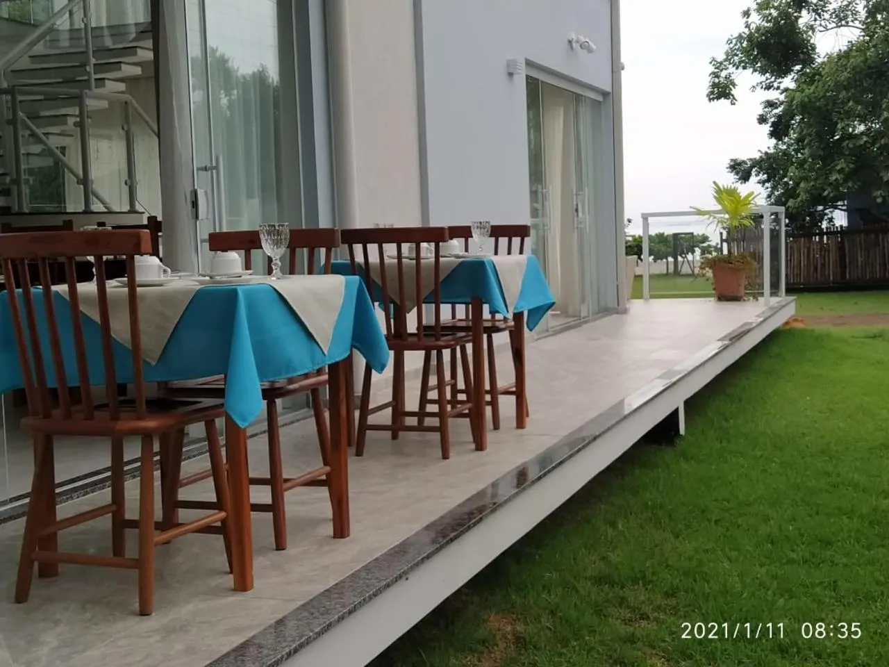 Patio in Pousada Cantinho da Praia