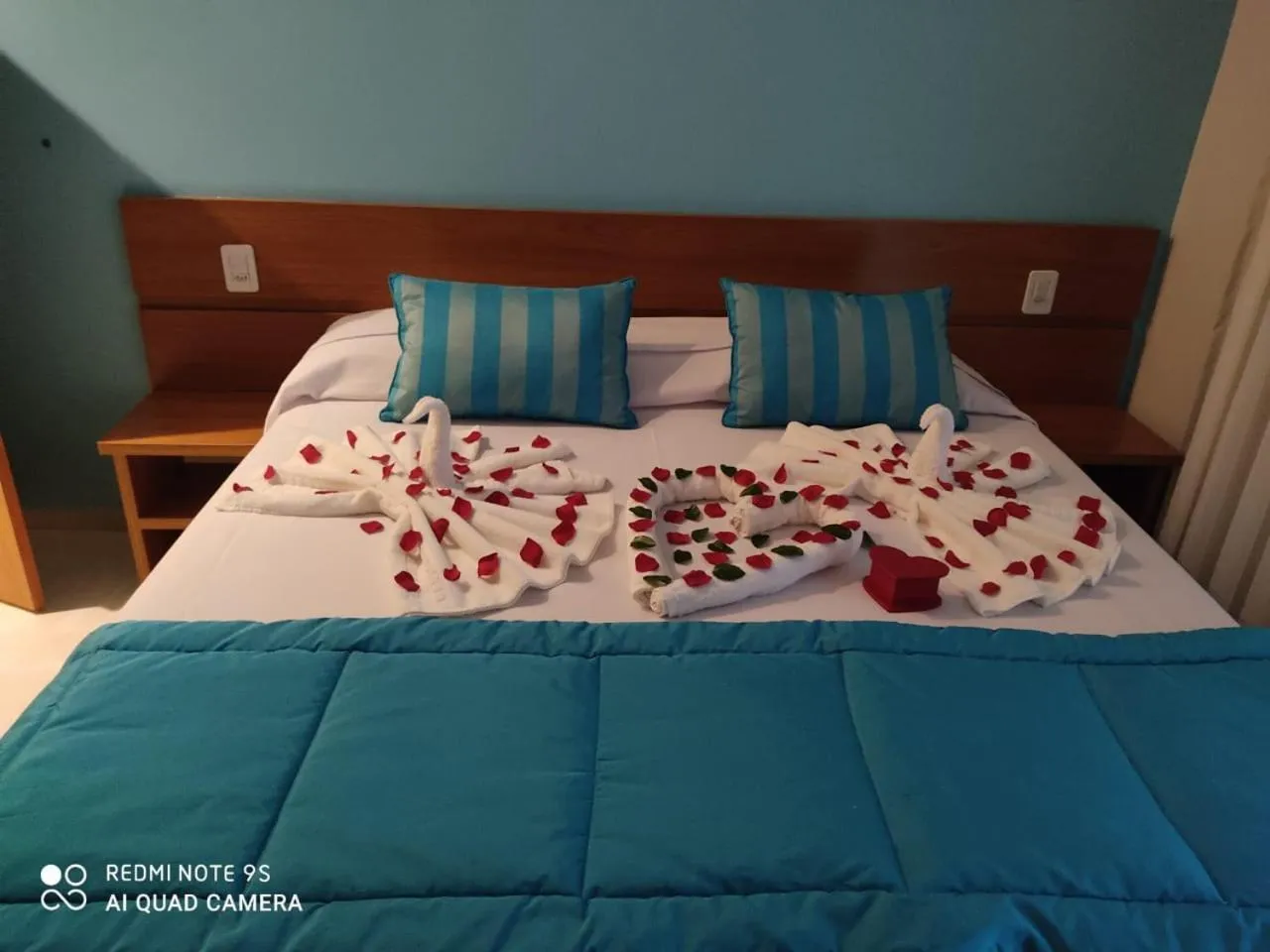 Bed in Pousada Cantinho da Praia
