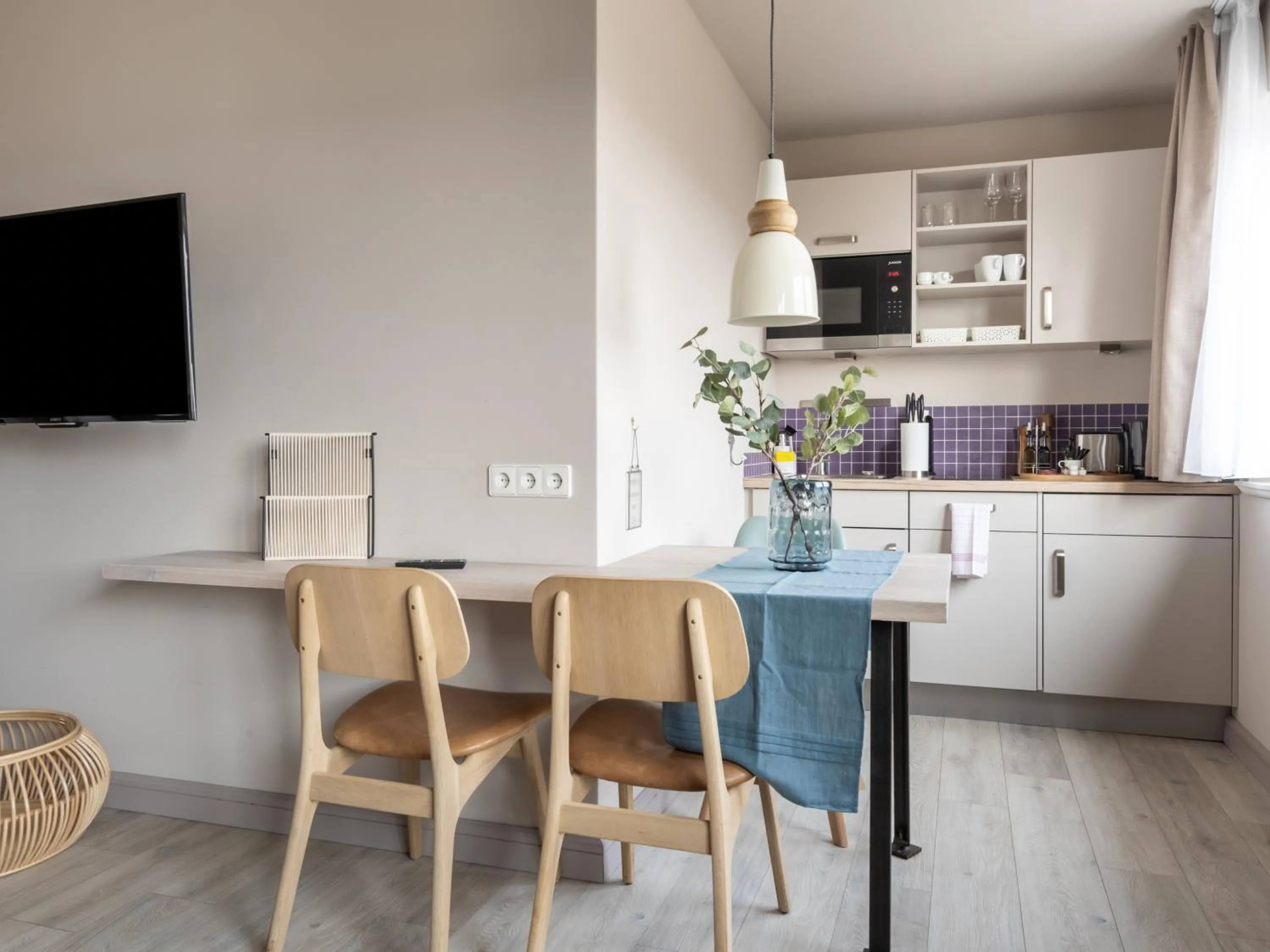 Kitchen or kitchenette in Limehome Berlin Chausseestraße