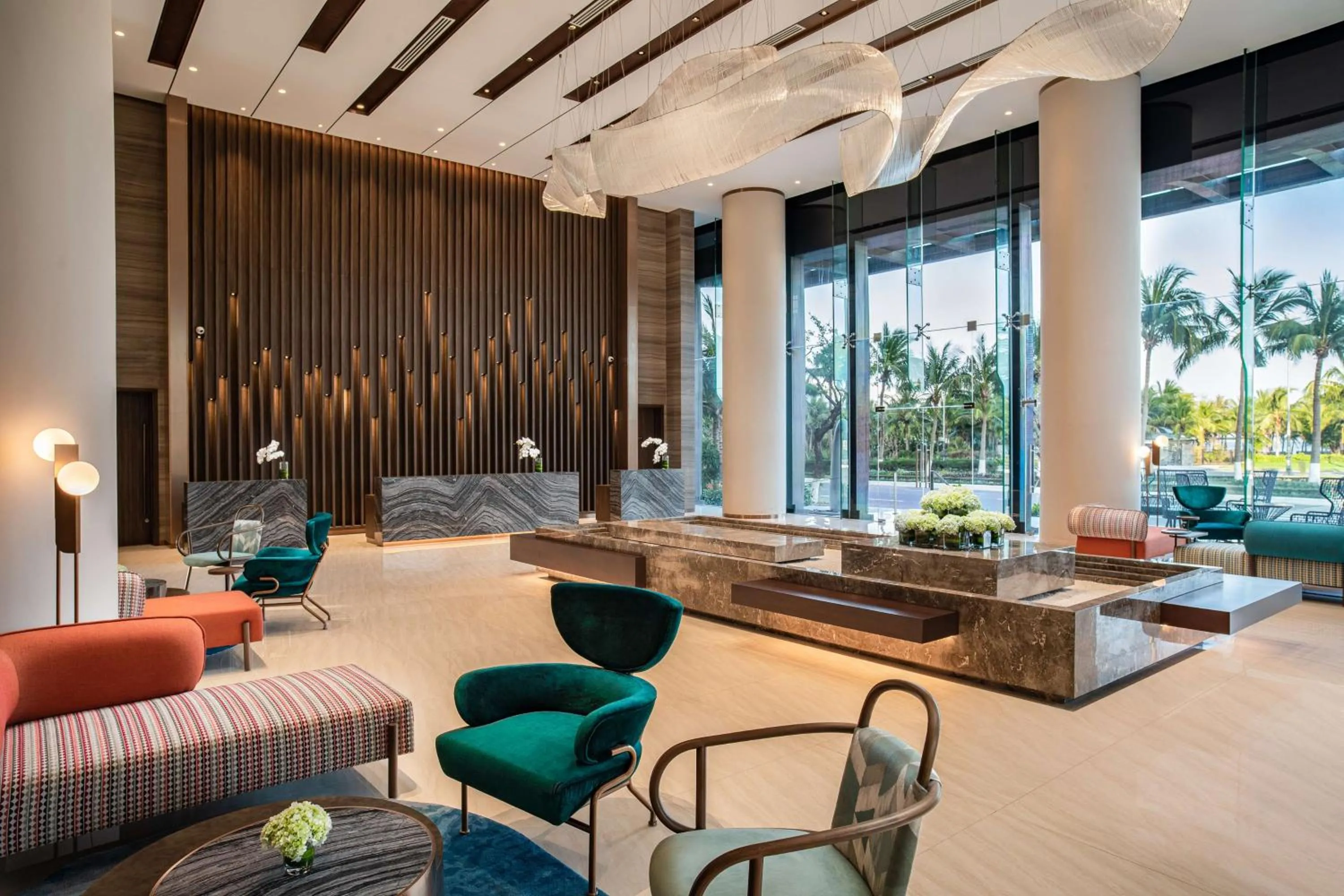 Lobby or reception in Radisson Hotel Danang