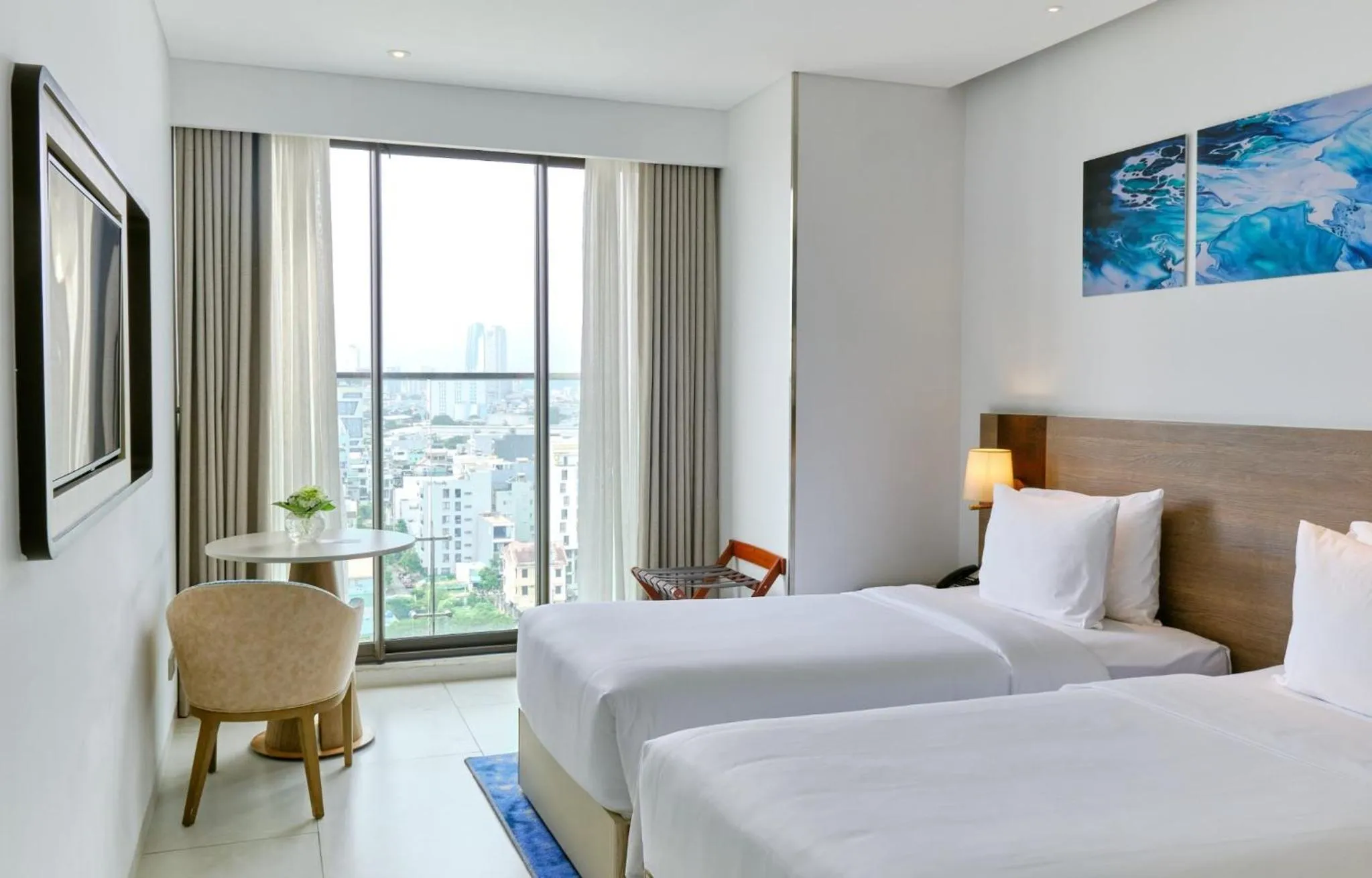 View (from property/room), Bed in Radisson Hotel Danang