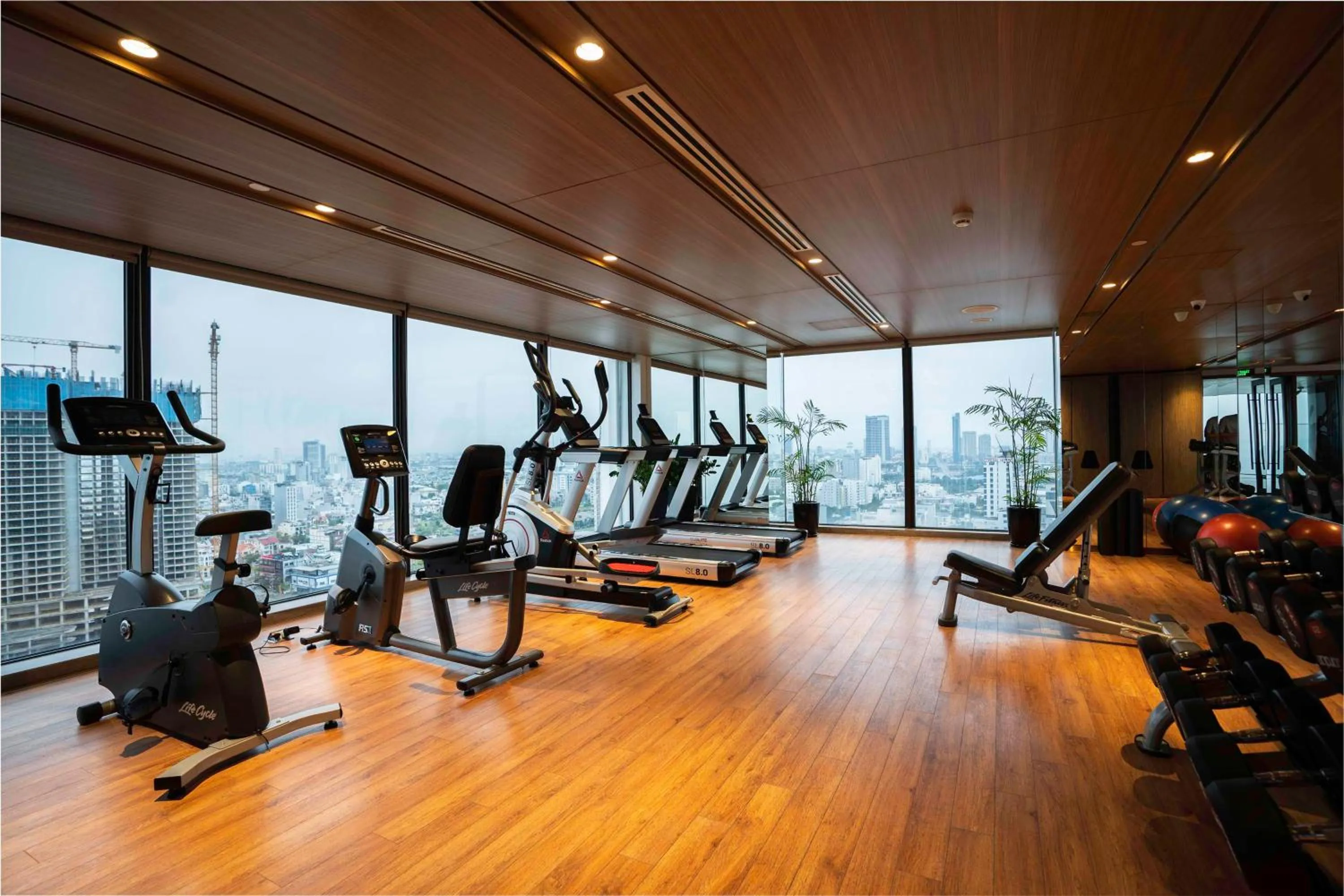Fitness centre/facilities in Radisson Hotel Danang