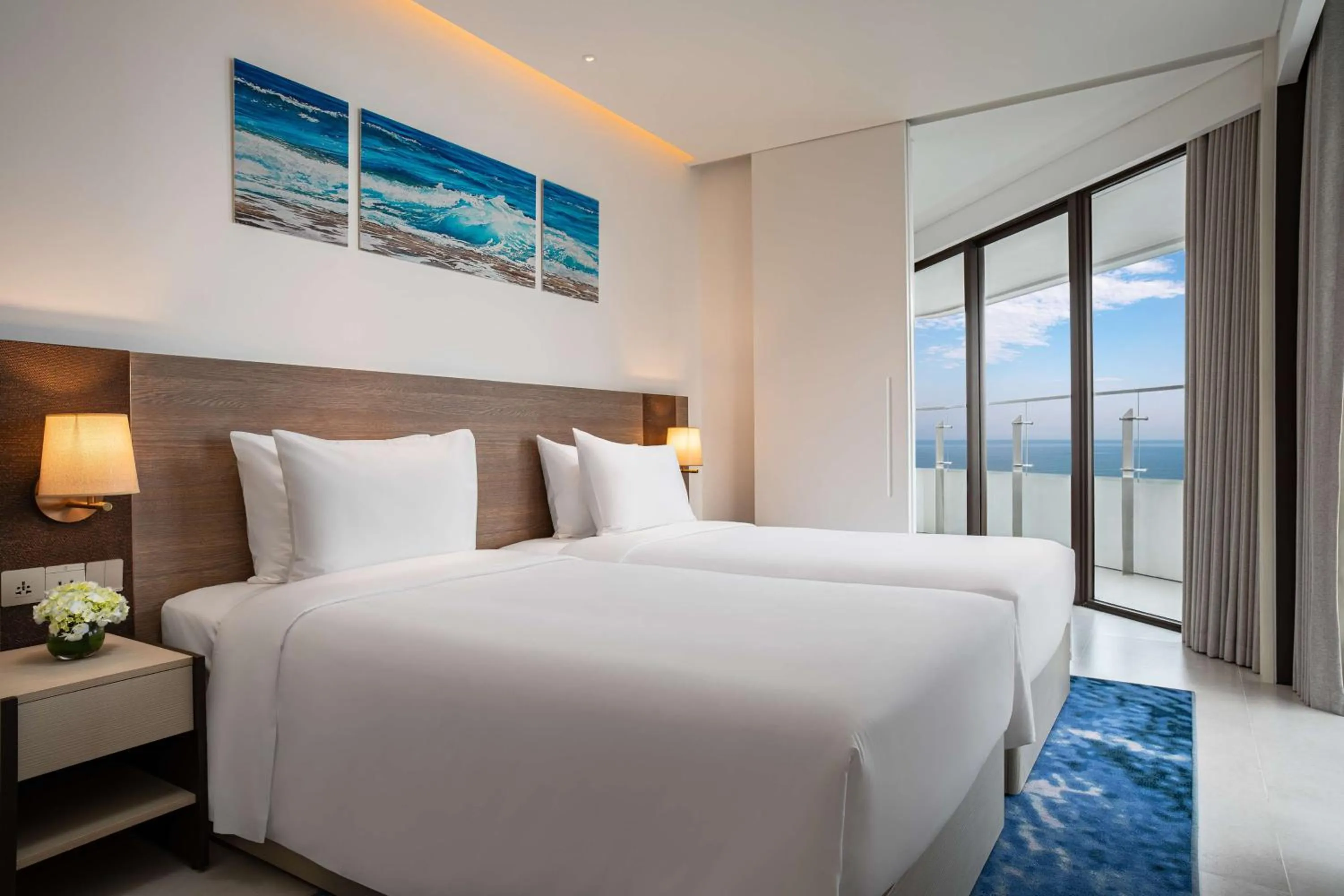 Bed in Radisson Hotel Danang