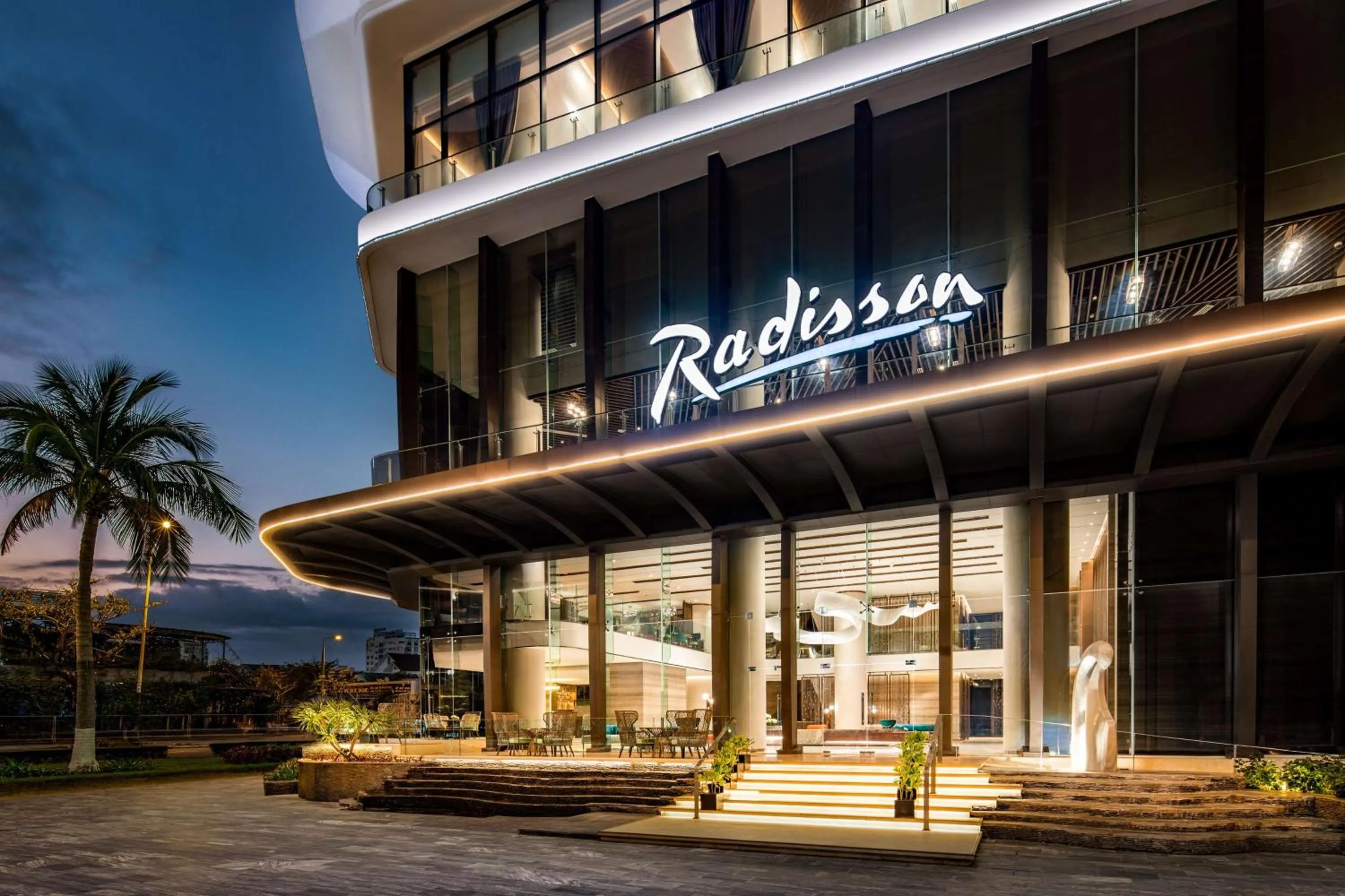 Facade/entrance in Radisson Hotel Danang