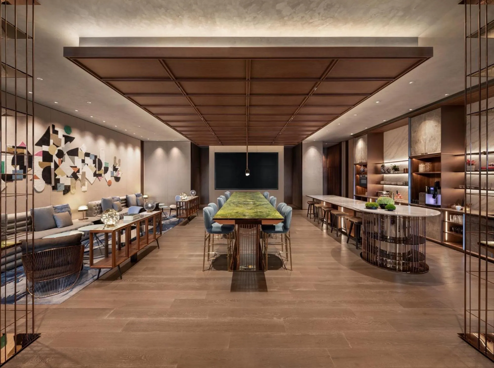 Seating area in New World Shenyang Hotel