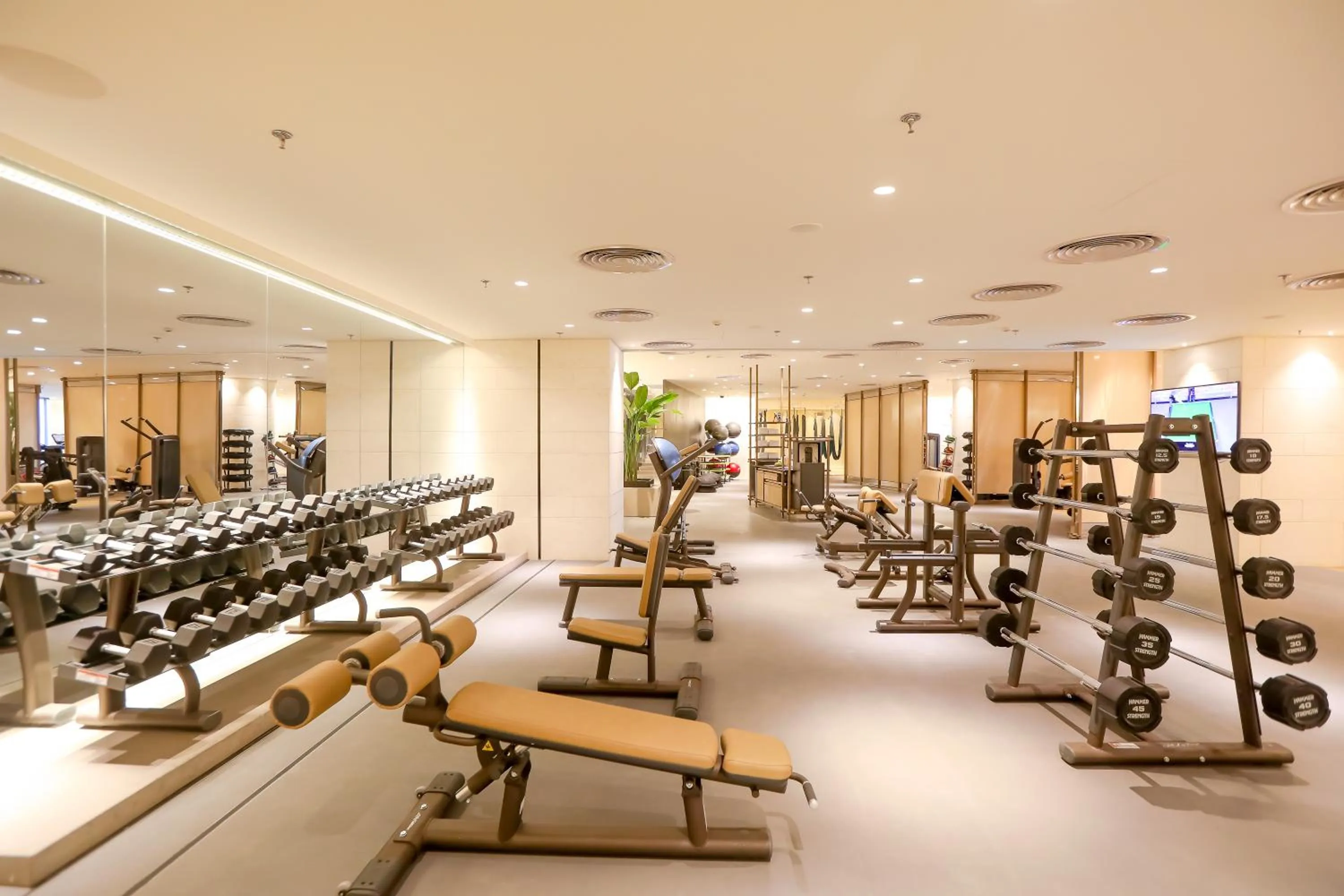 Fitness centre/facilities in New World Shenyang Hotel