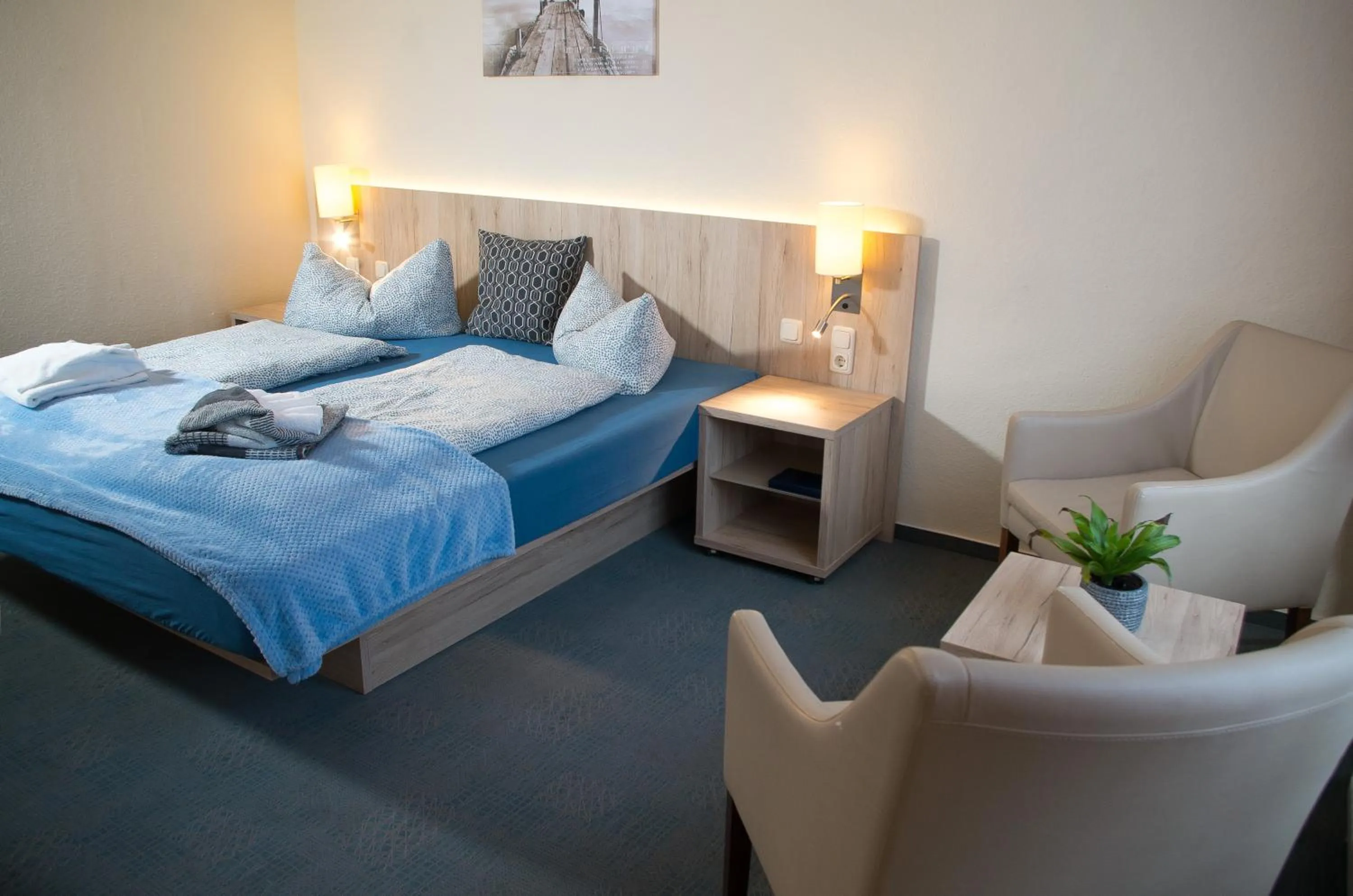 Bed in Hotel Villa Elisabeth