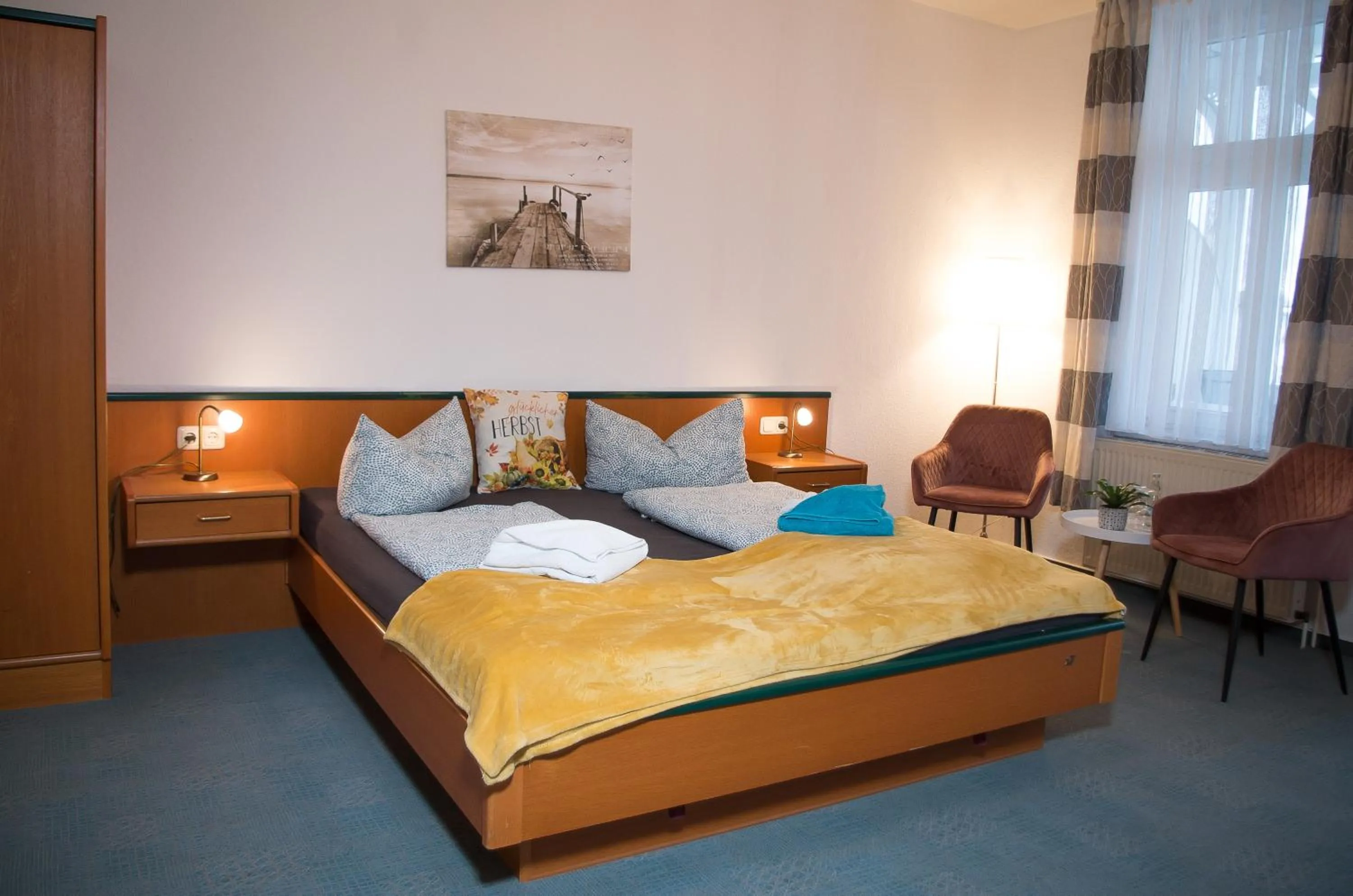 Bed in Hotel Villa Elisabeth