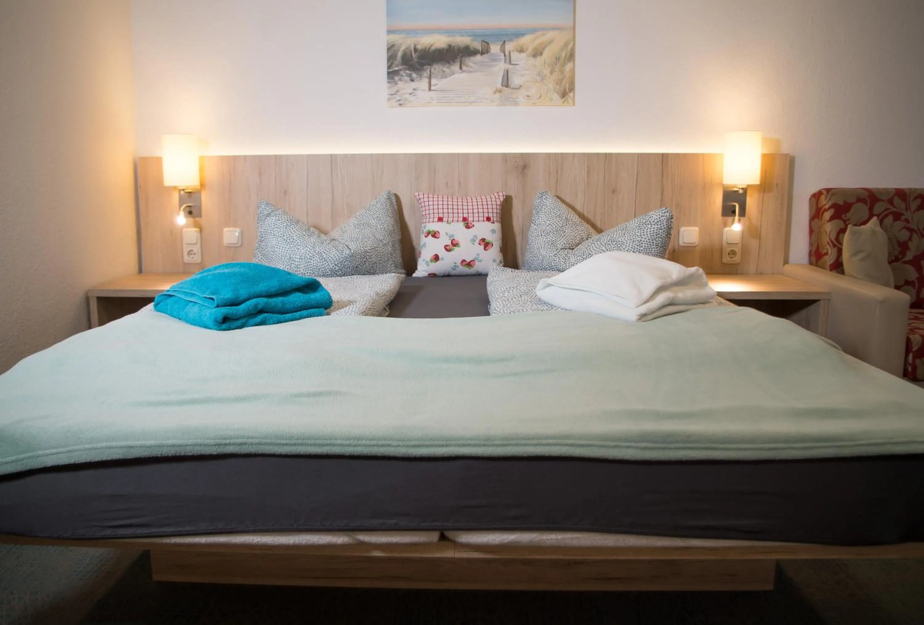 Bed in Hotel Villa Elisabeth