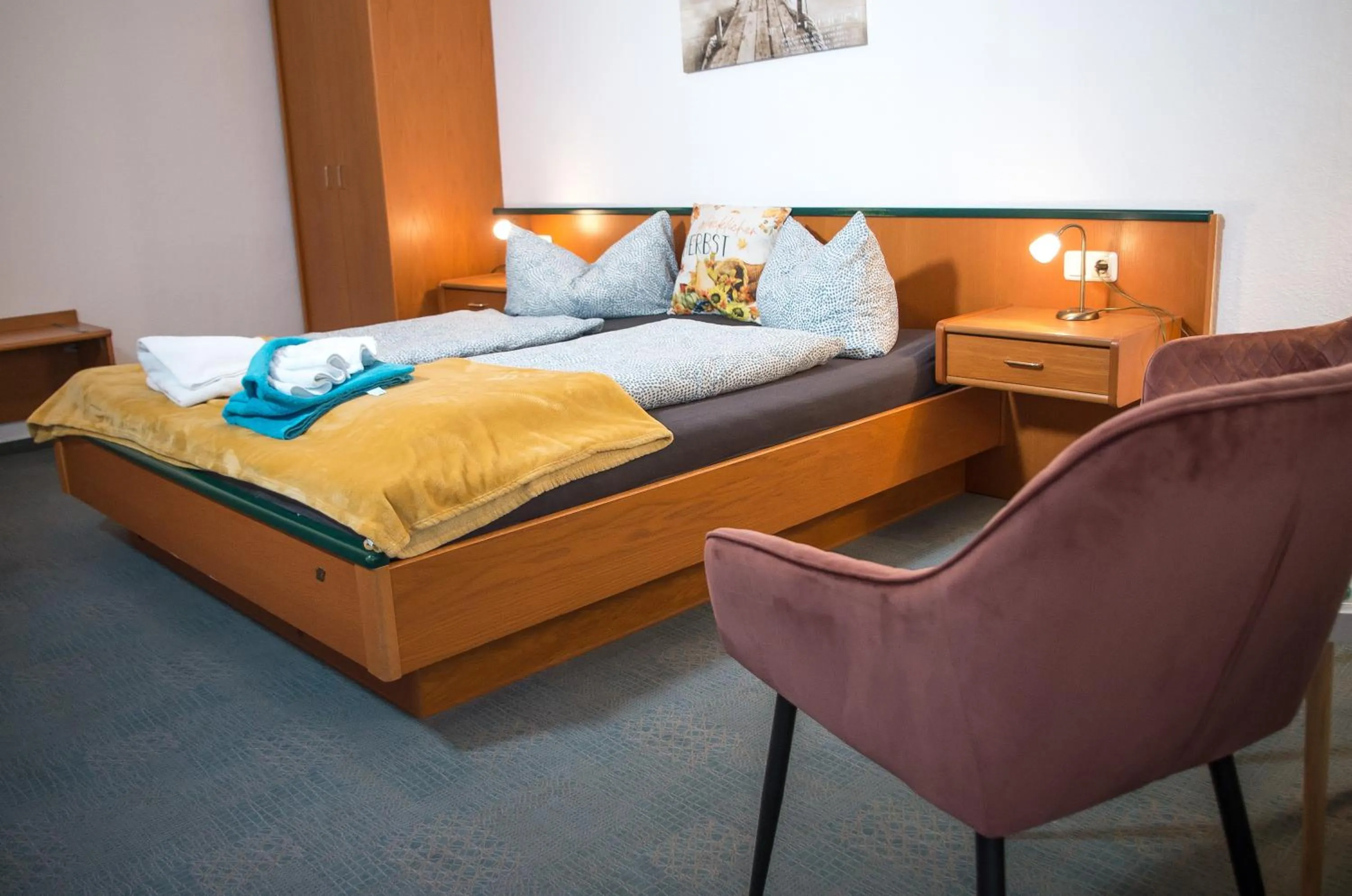 Bed in Hotel Villa Elisabeth