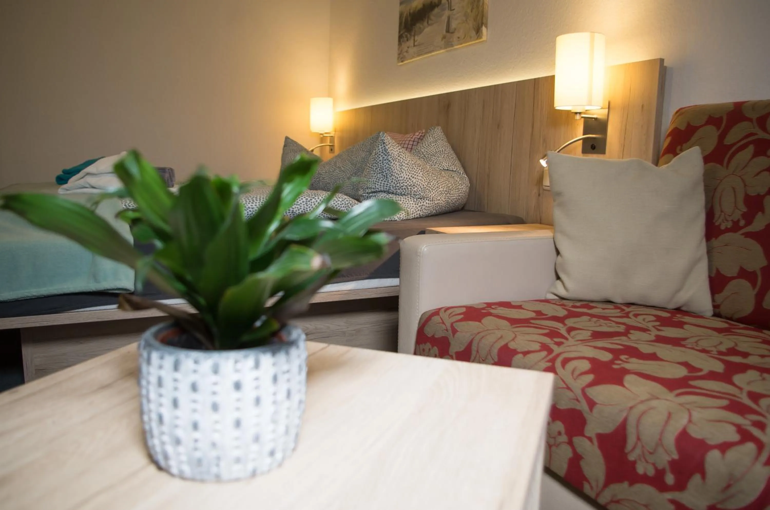 Bed in Hotel Villa Elisabeth