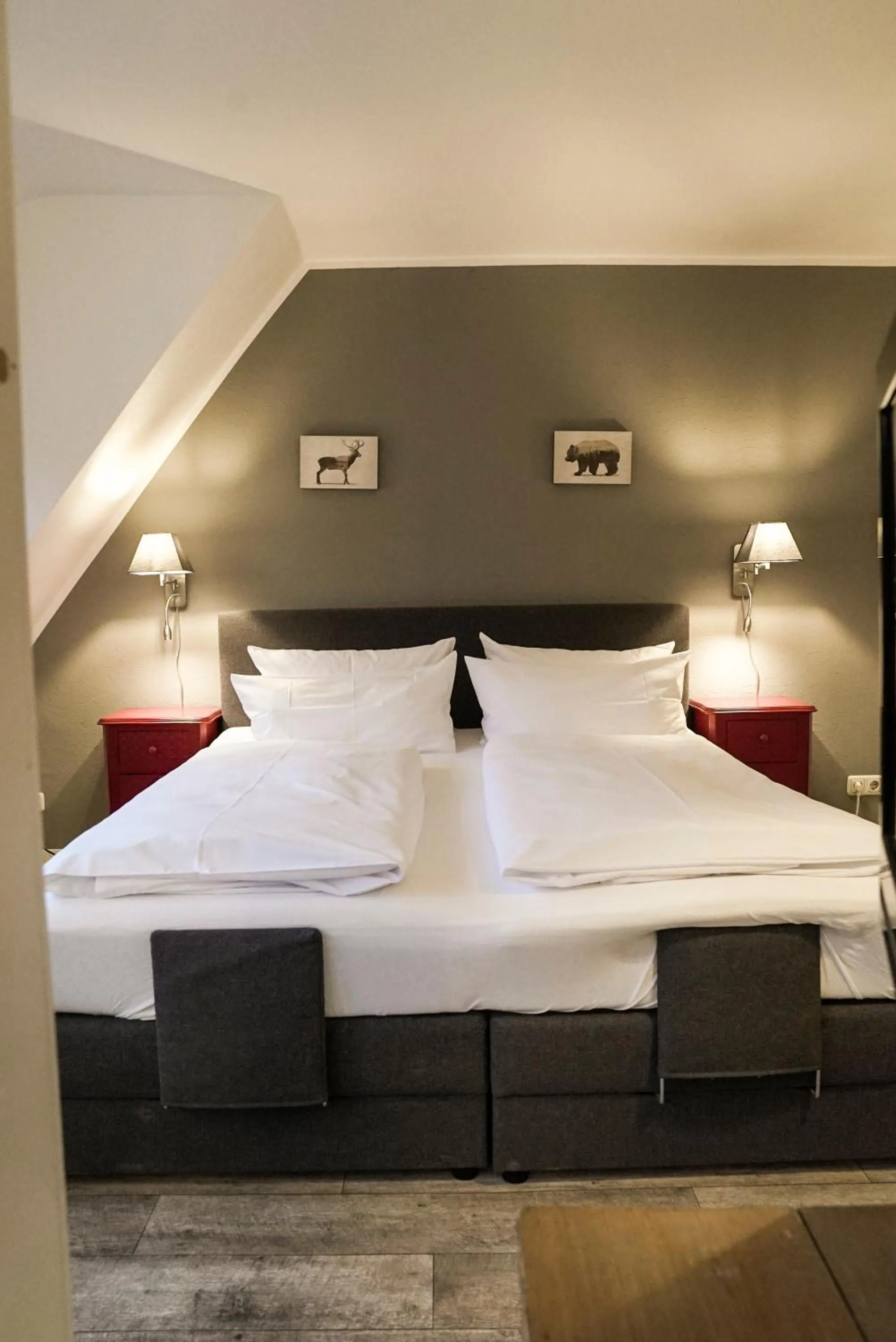 Bed in Landhotel Villa Foresta