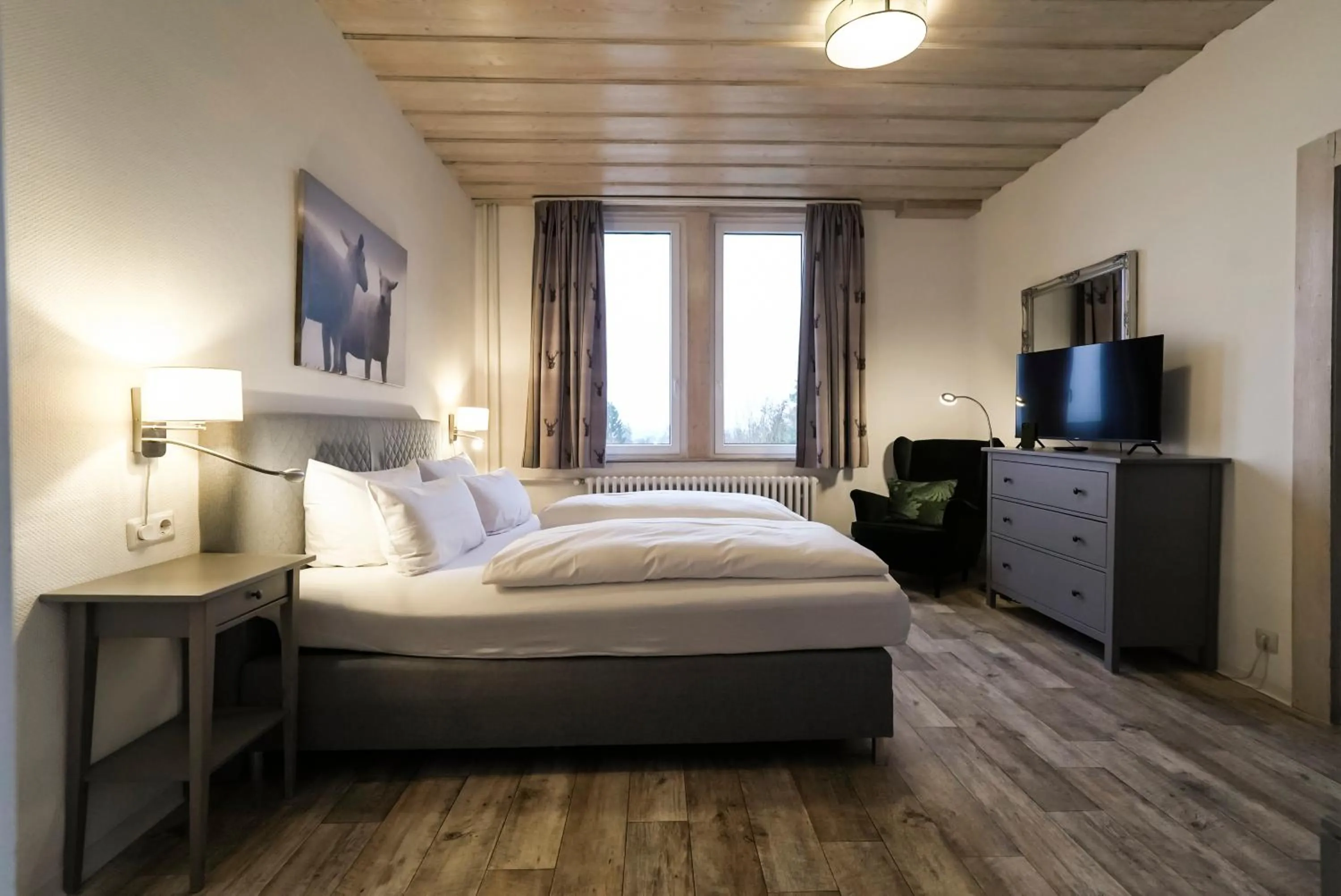 Bed in Landhotel Villa Foresta