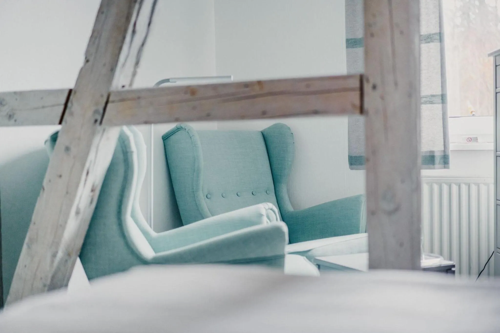 Seating area, Bed in Landhotel Villa Foresta