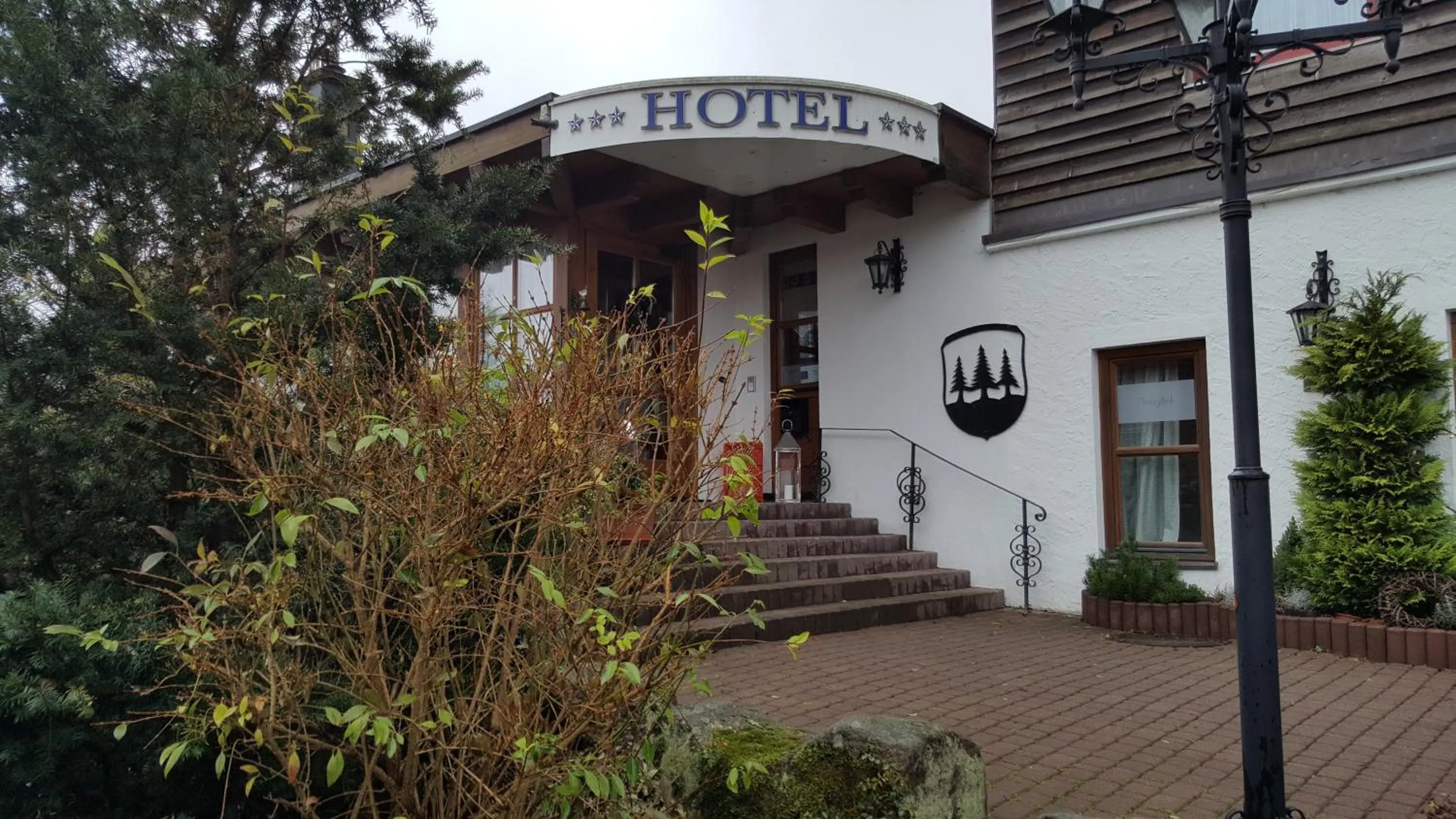 Facade/entrance in Landhotel Villa Foresta