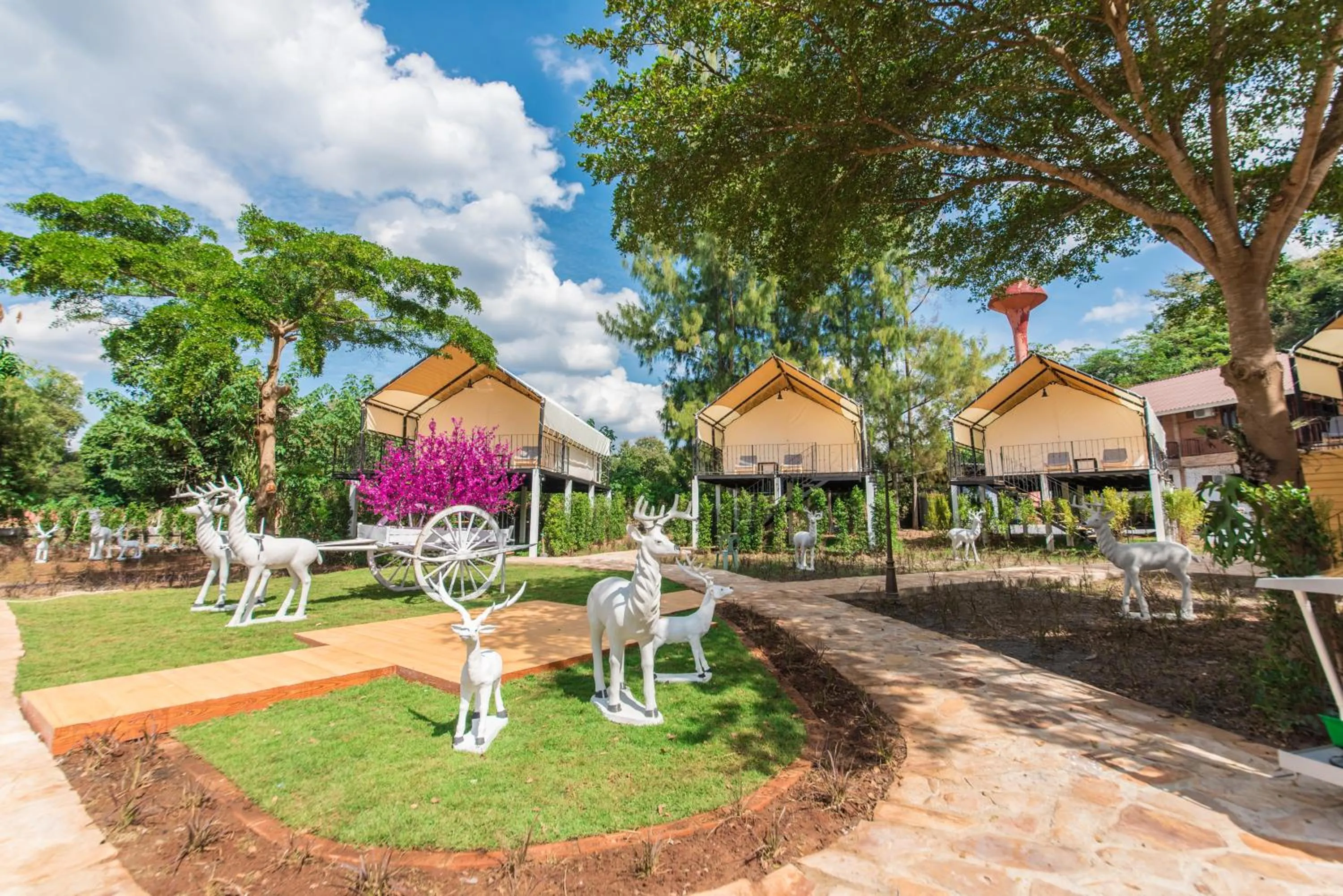 Garden in Mont Blanc Base Camp Khaoyai