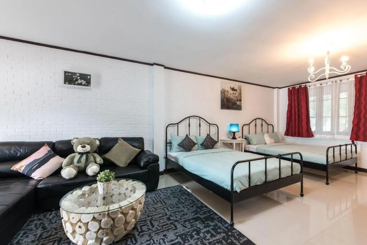 Bed in Mont Blanc Base Camp Khaoyai