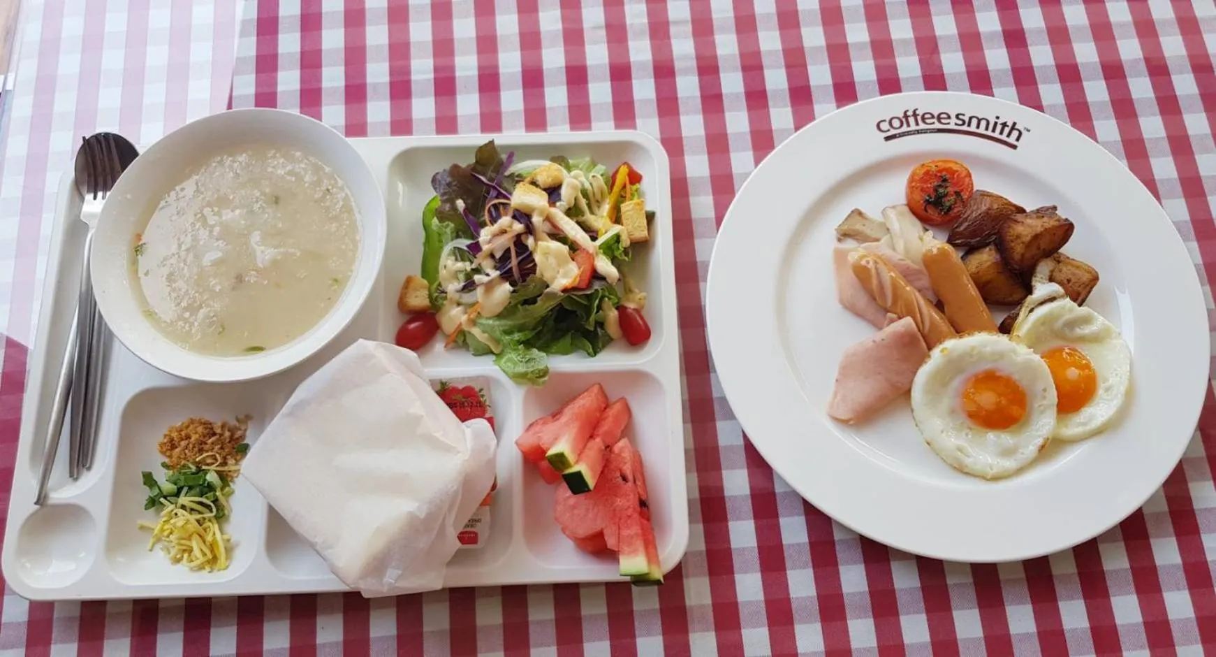 Breakfast in Mont Blanc Base Camp Khaoyai