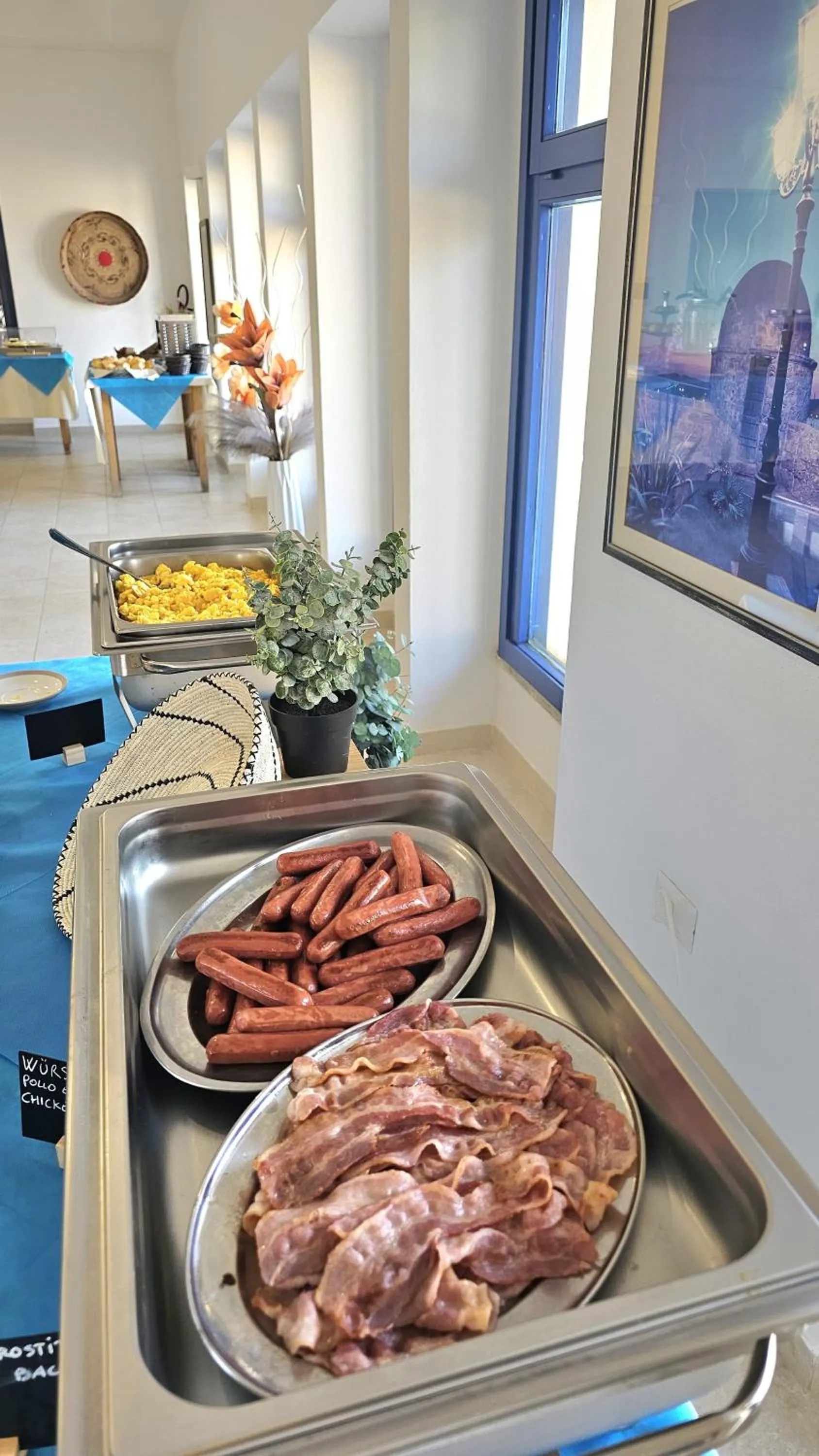 Buffet breakfast in Vel Marì - Rooms on the Beach