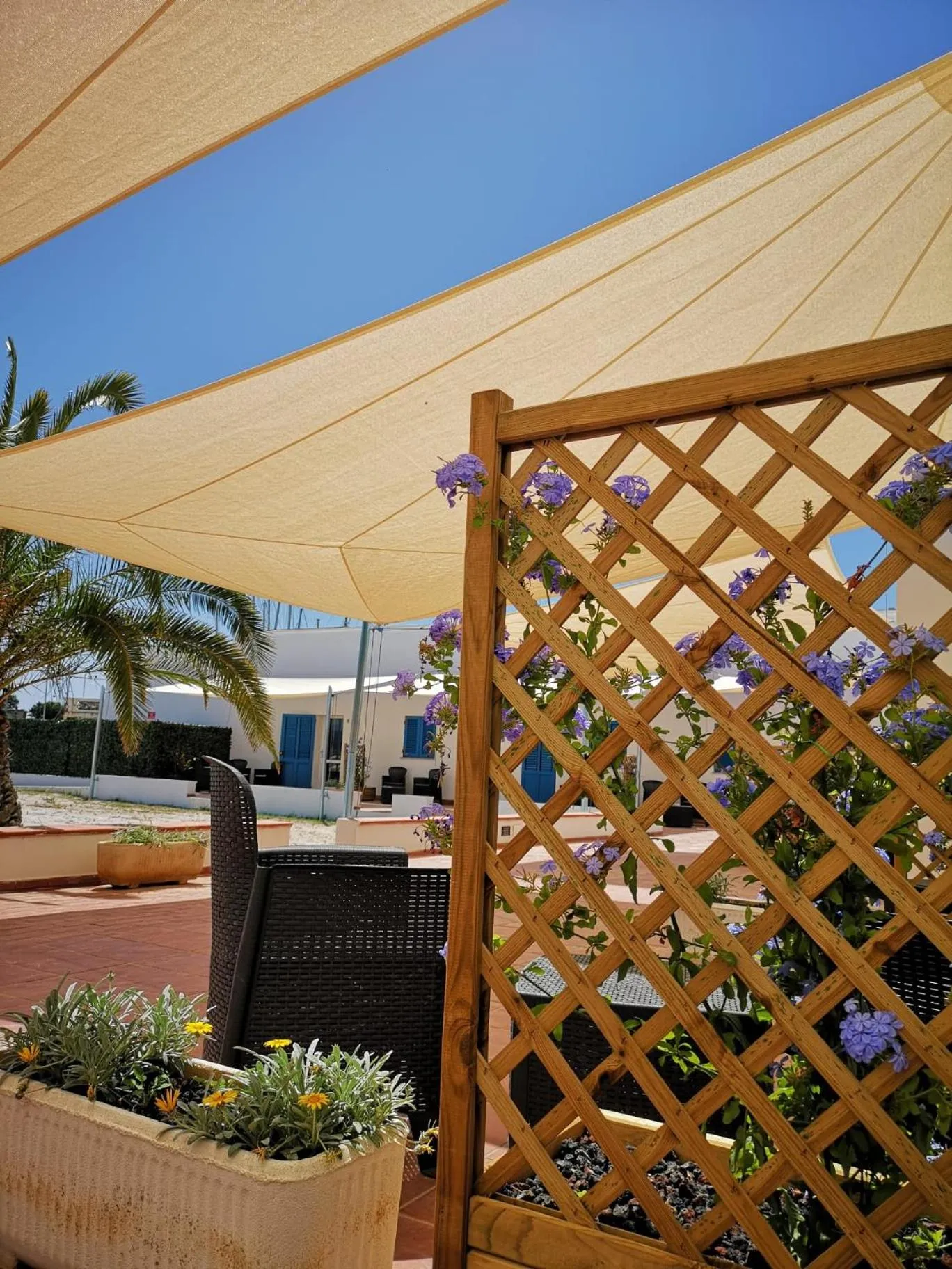 Patio in Vel Marì - Rooms on the Beach