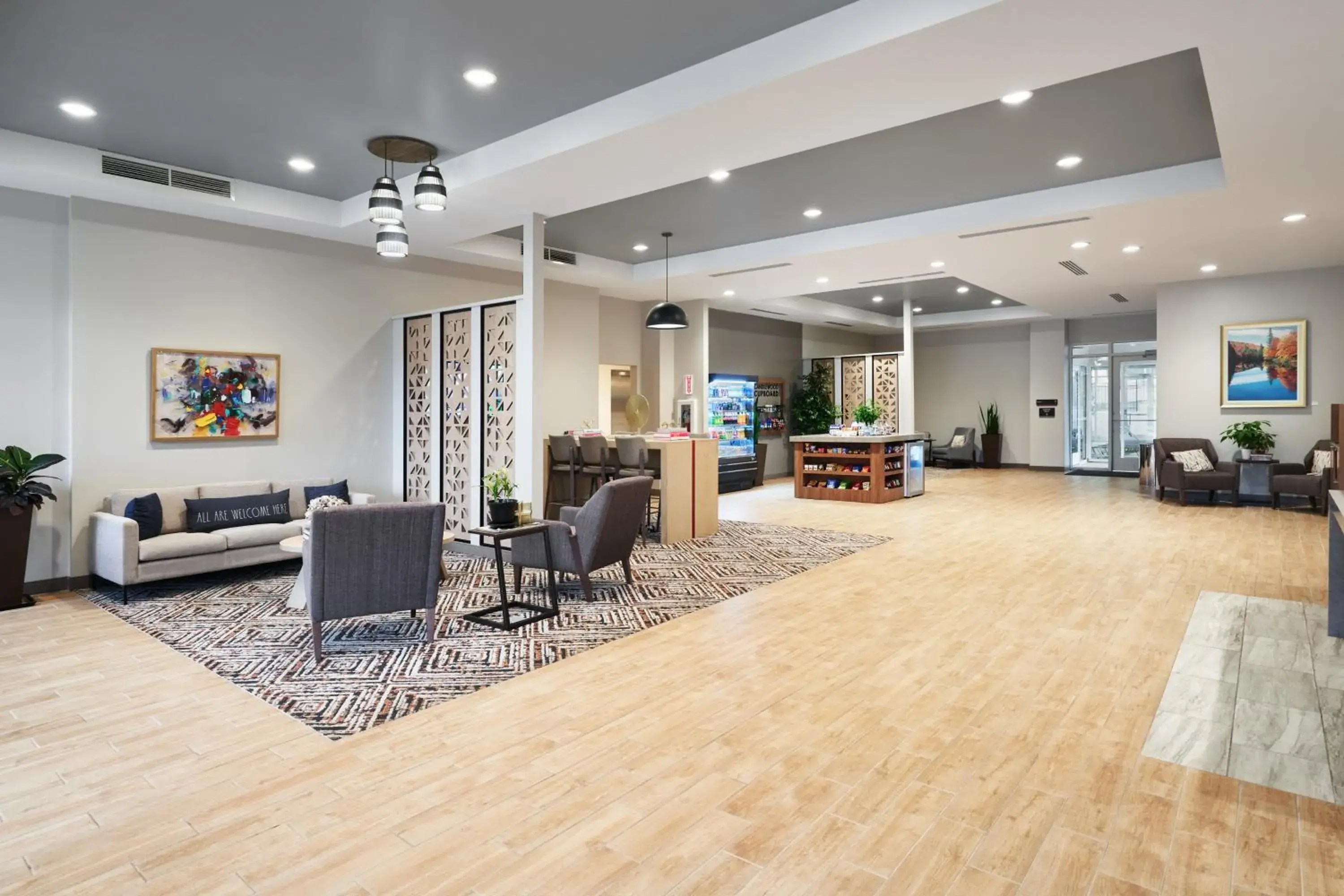Lobby or reception in Candlewood Suites - Asheville Downtown by IHG Lobby or reception in Candlewood Suites - Asheville Downtown by IHG