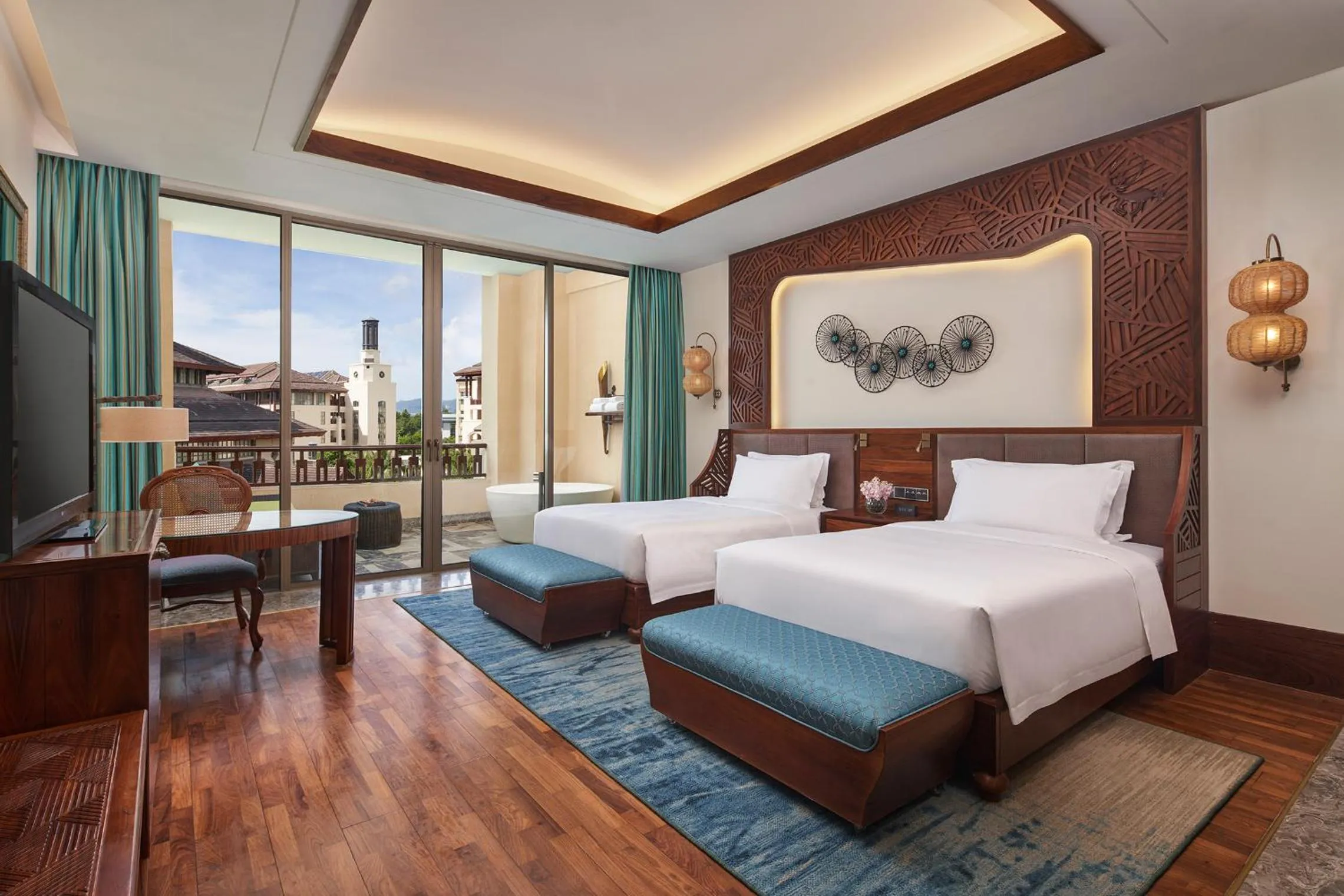 Photo of the whole room, Bed in Fairmont Sanya Haitang Bay