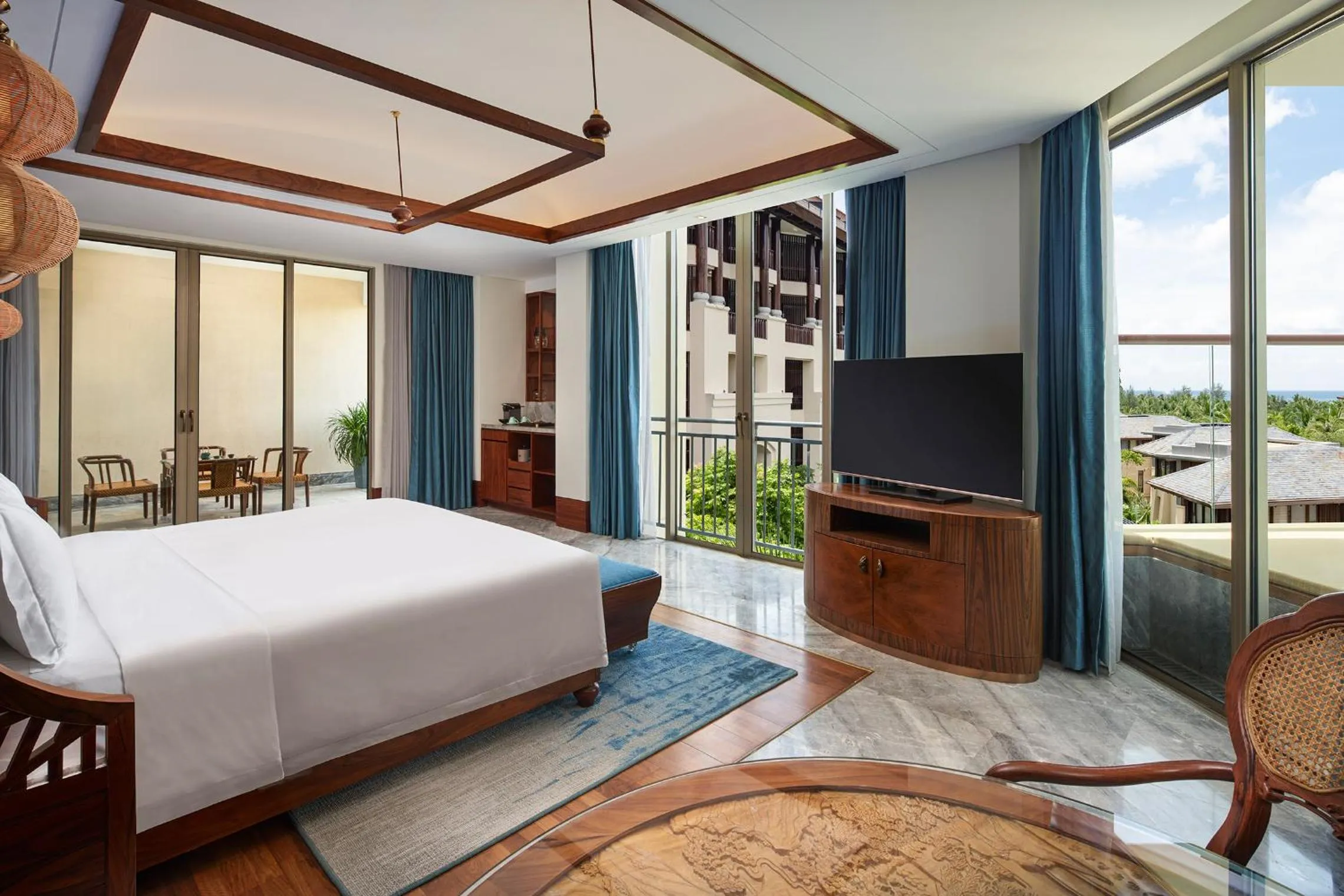 Bedroom, Bed in Fairmont Sanya Haitang Bay