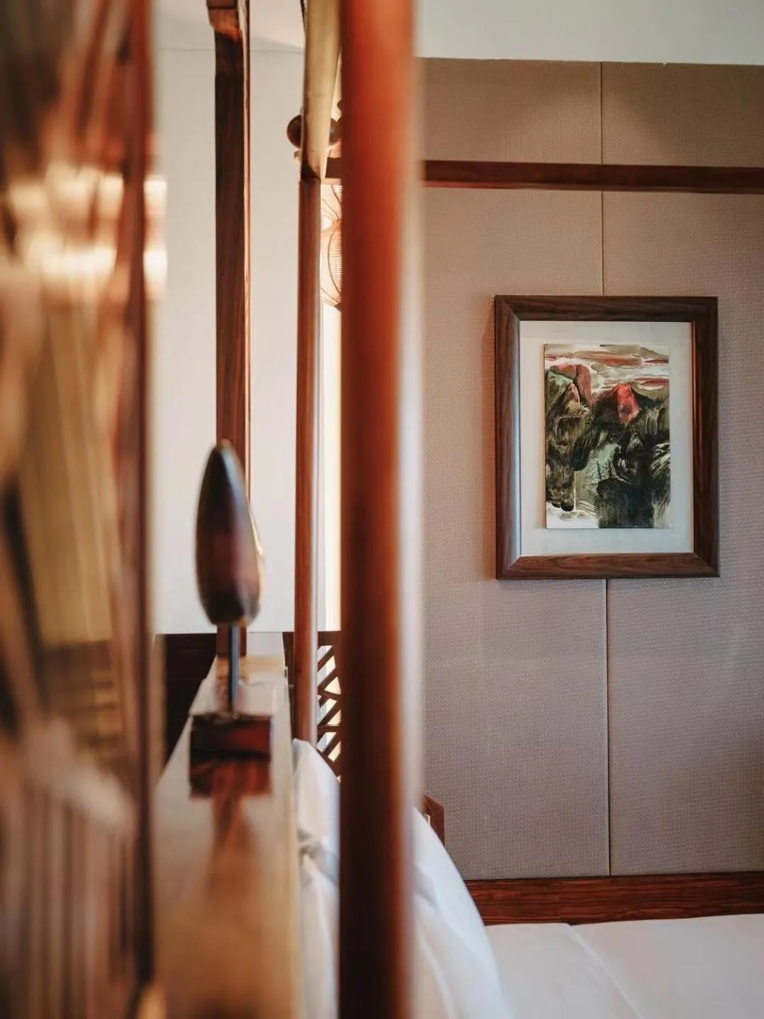 Bed in Fairmont Sanya Haitang Bay
