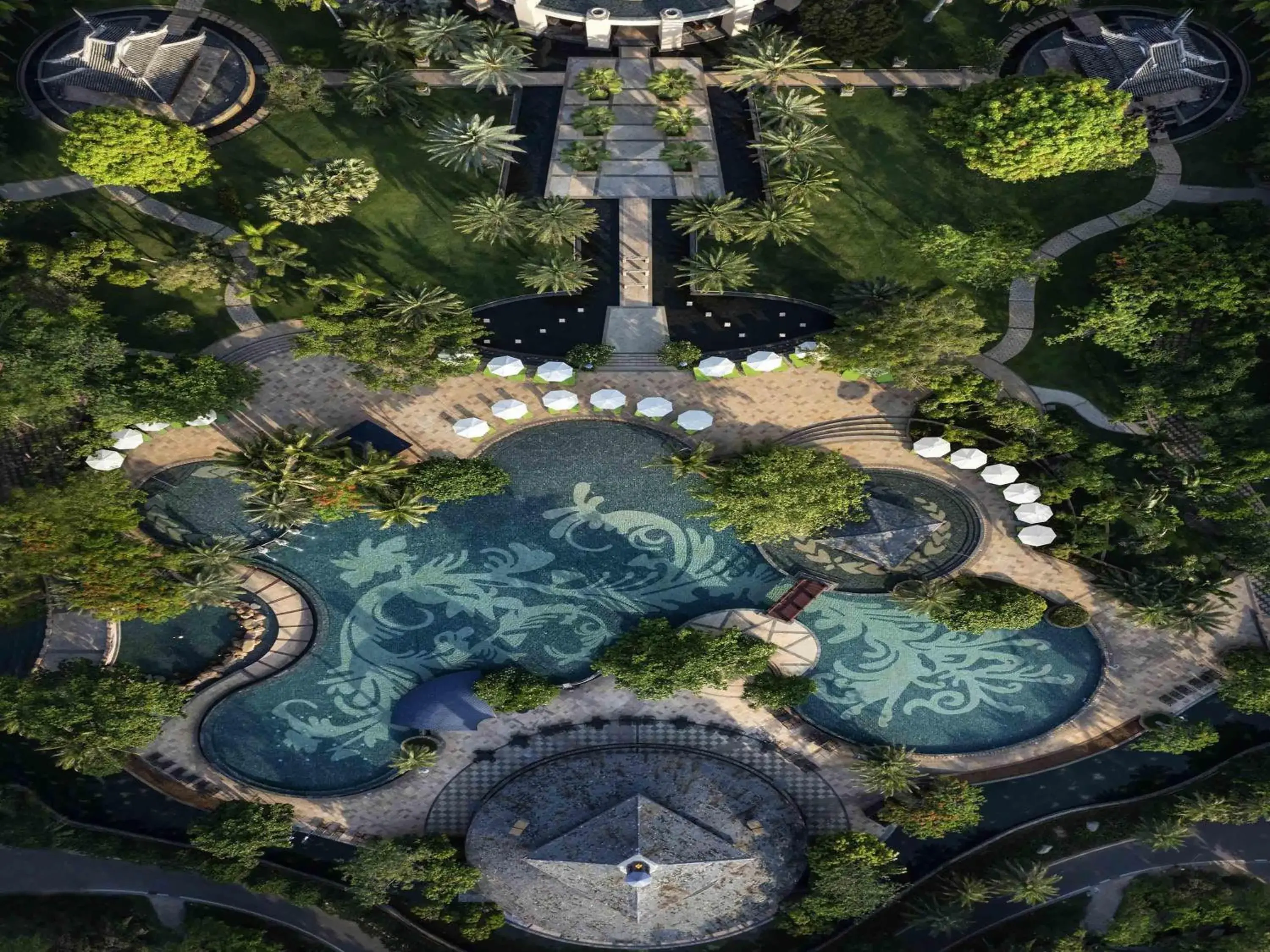 Pool view in Fairmont Sanya Haitang Bay Pool view in Fairmont Sanya Haitang Bay