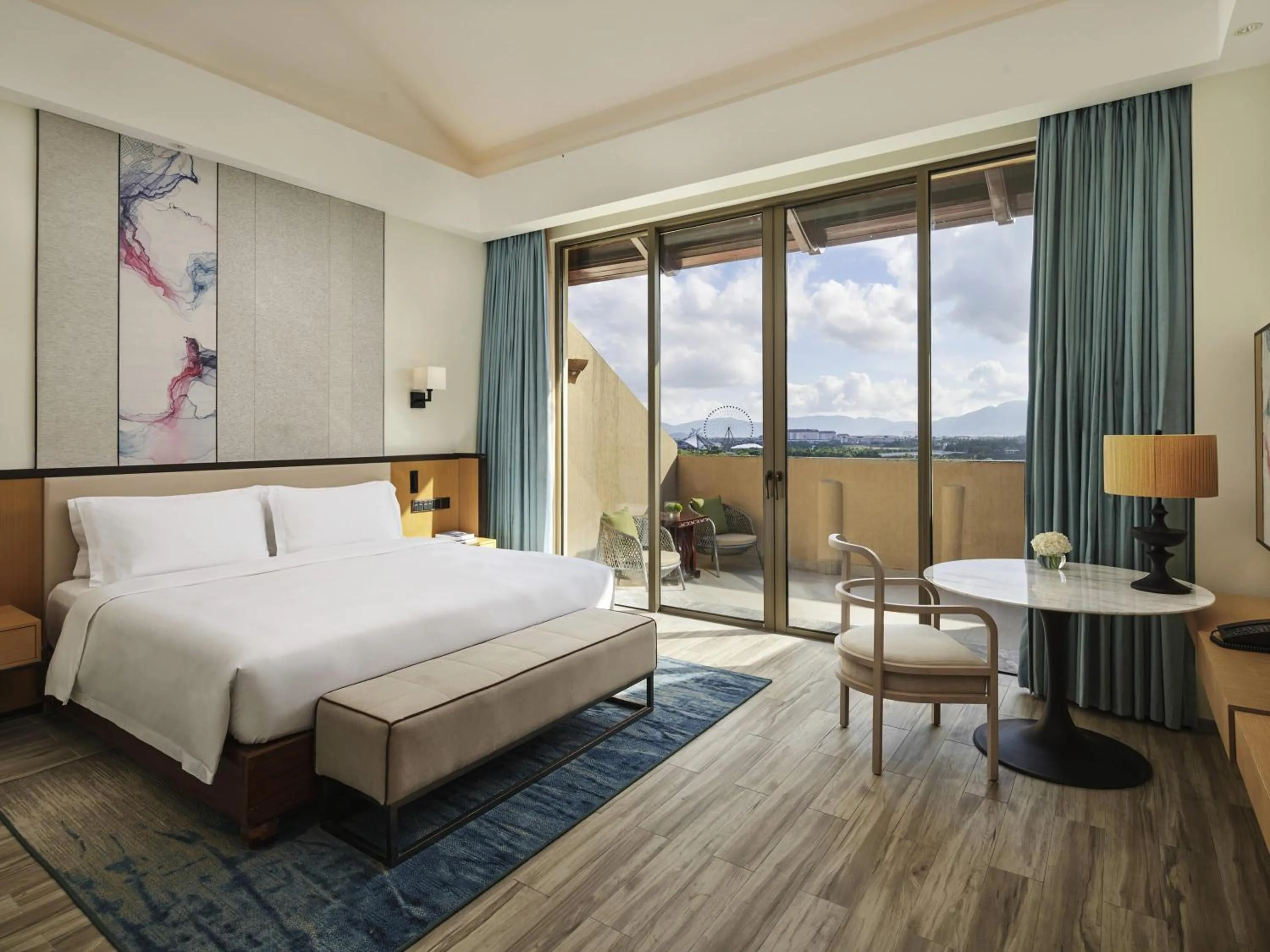 Bedroom, Bed in Fairmont Sanya Haitang Bay