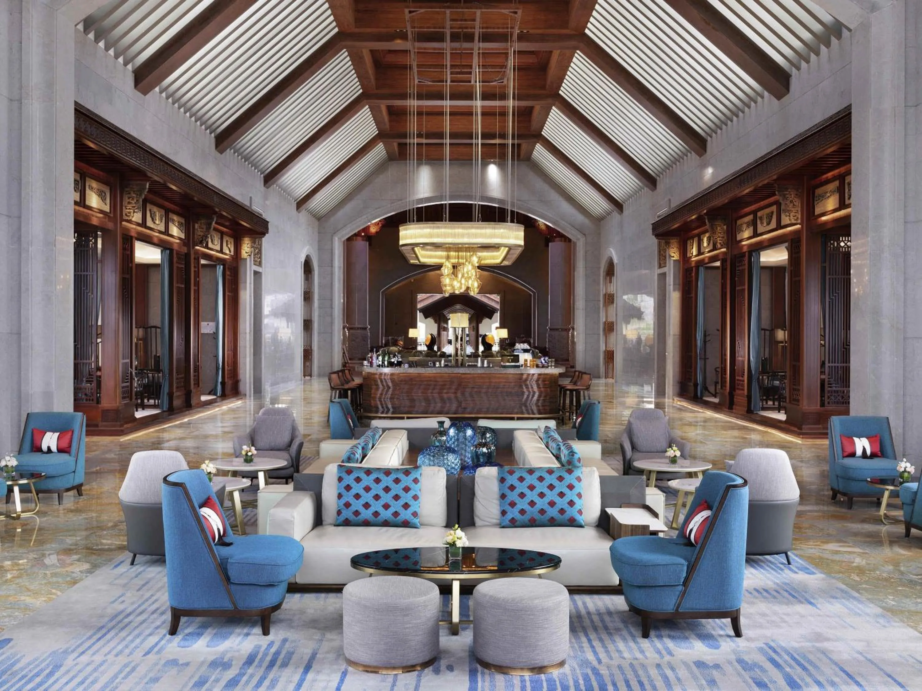 Lounge or bar in Fairmont Sanya Haitang Bay