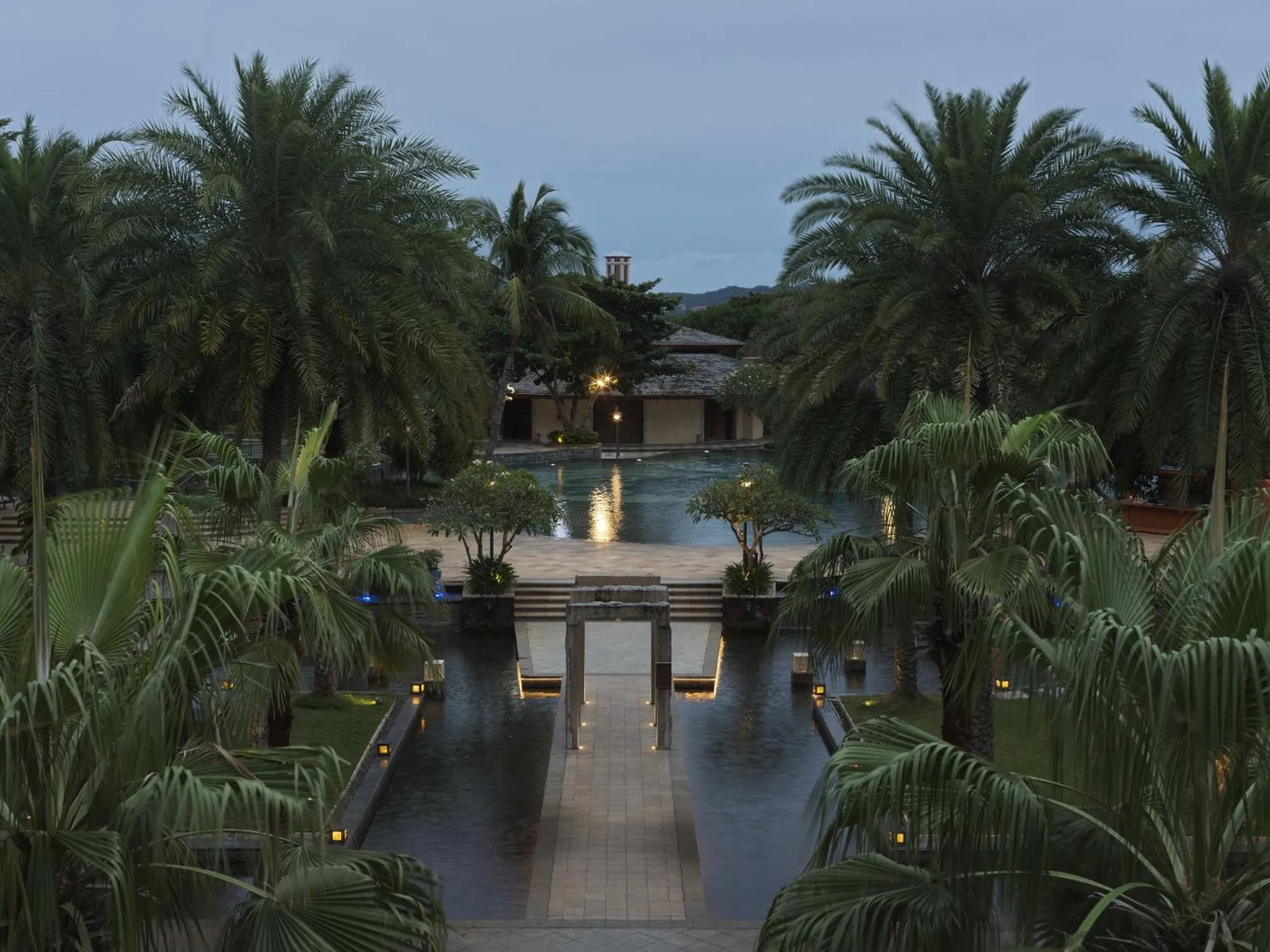 Pool view in Fairmont Sanya Haitang Bay