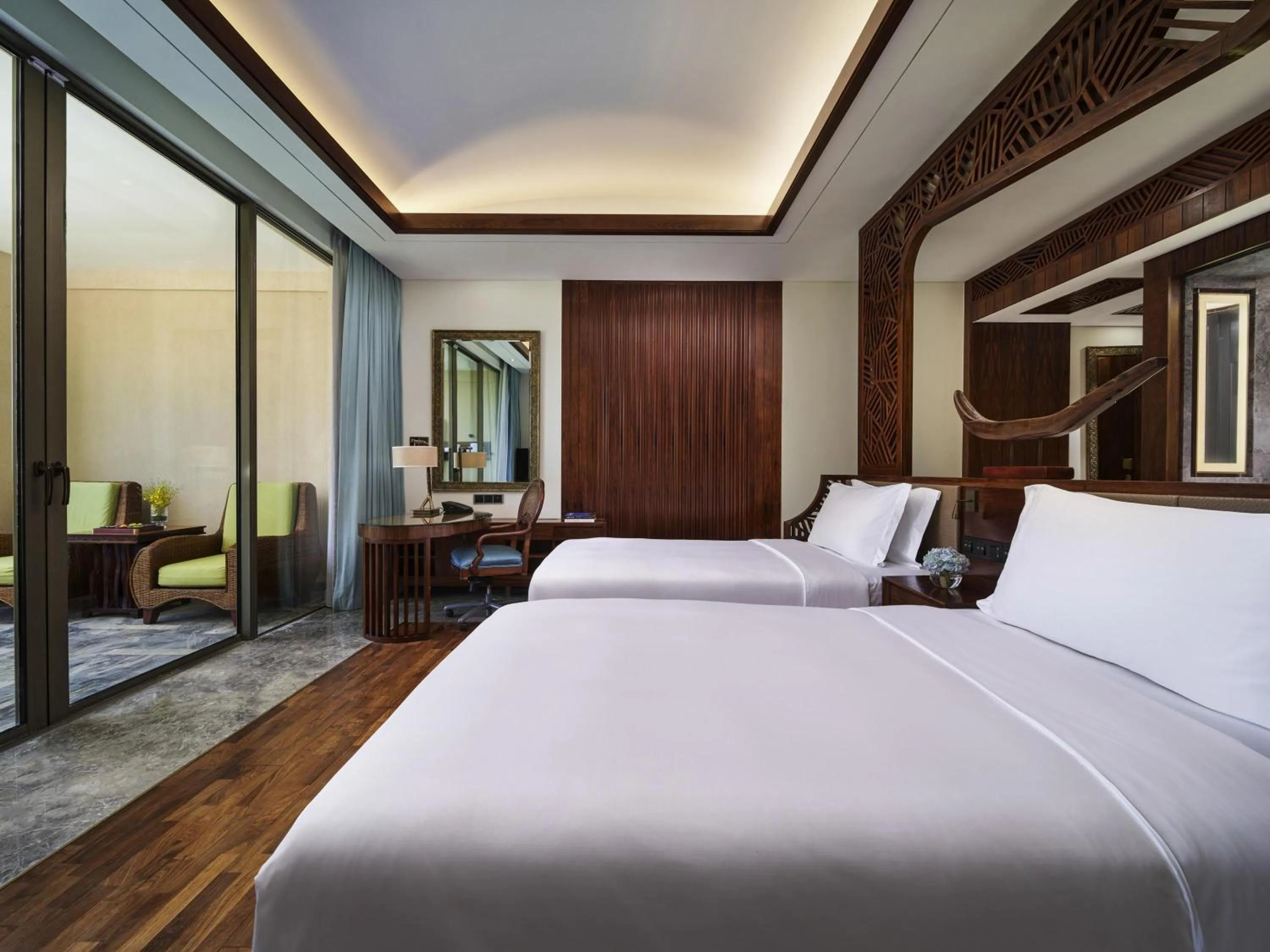 Bedroom, Bed in Fairmont Sanya Haitang Bay