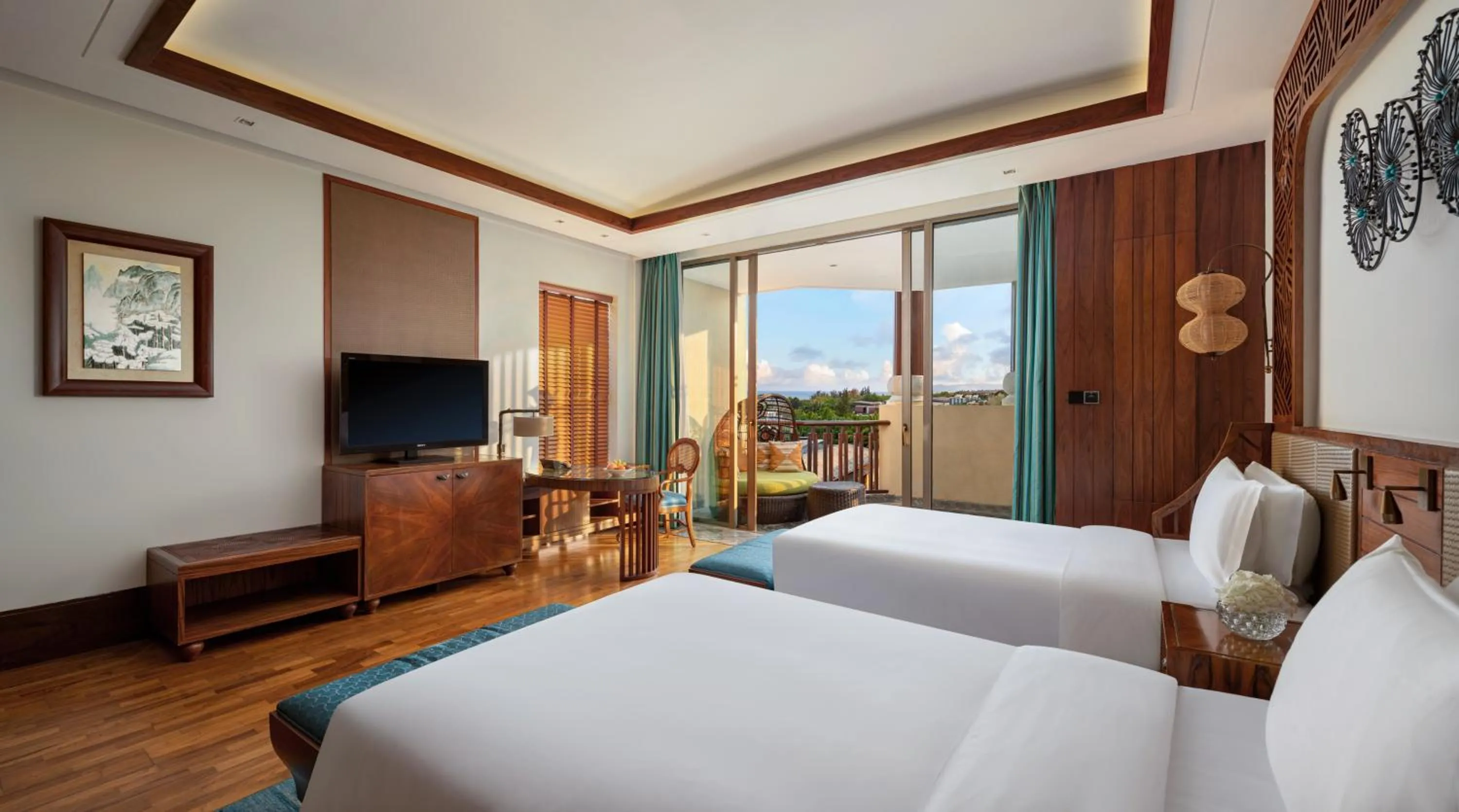 Bedroom, Bed in Fairmont Sanya Haitang Bay