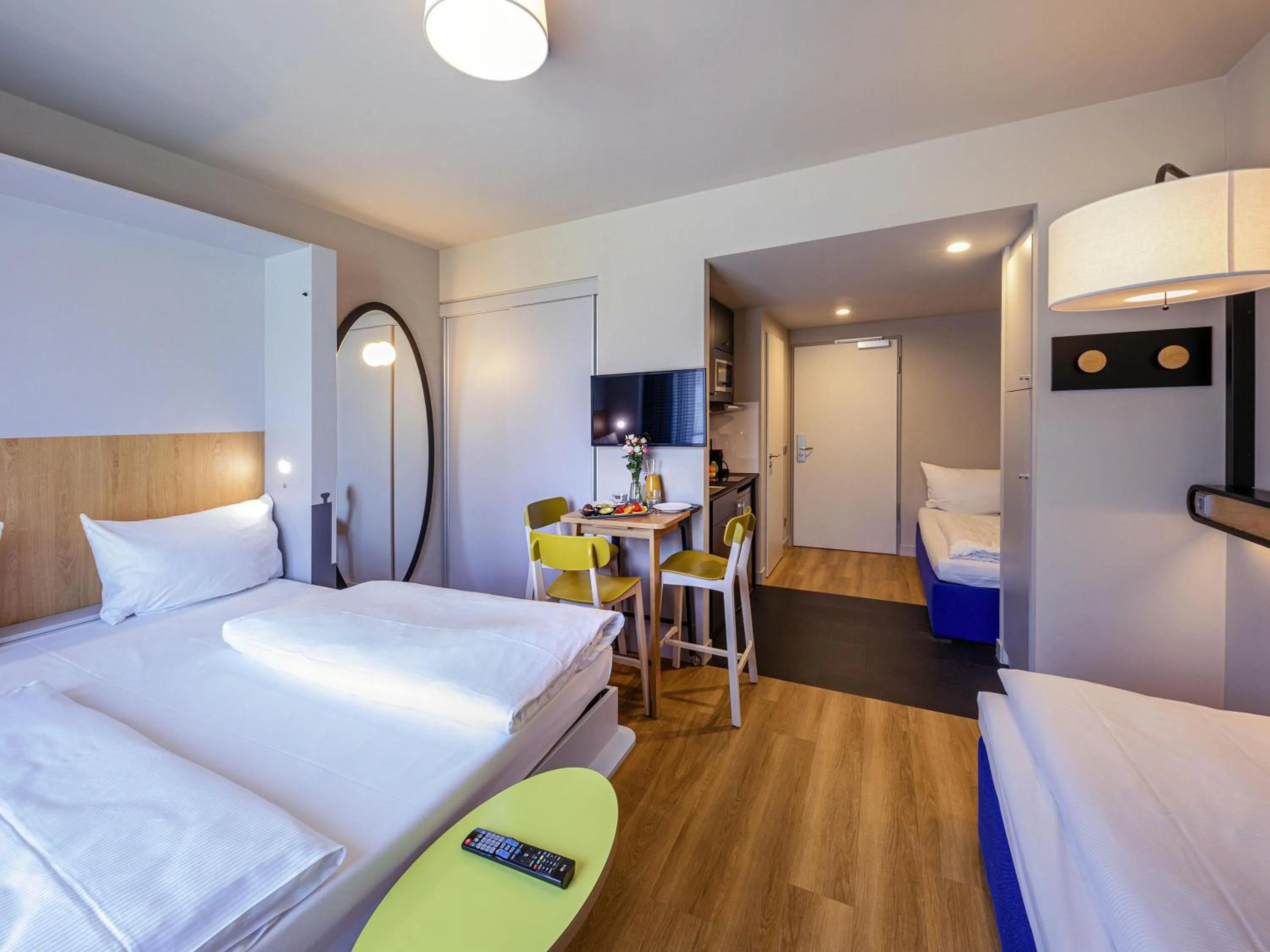 Bedroom, Bed in Adagio Access Stuttgart Airport Messe