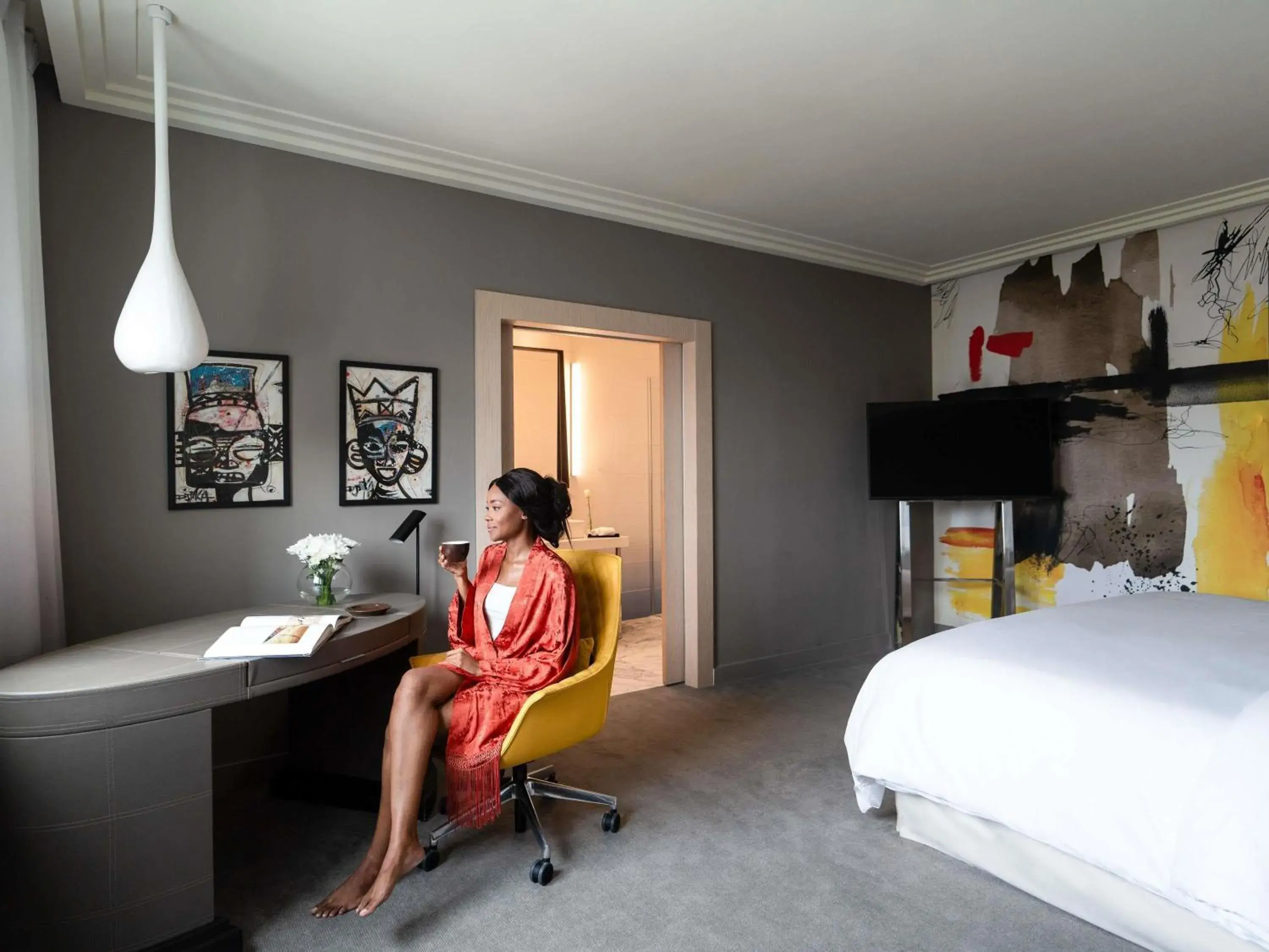 Bedroom, Bed in Movenpick Hotel Abidjan-Accor Group Bedroom, Bed in Movenpick Hotel Abidjan-Accor Group