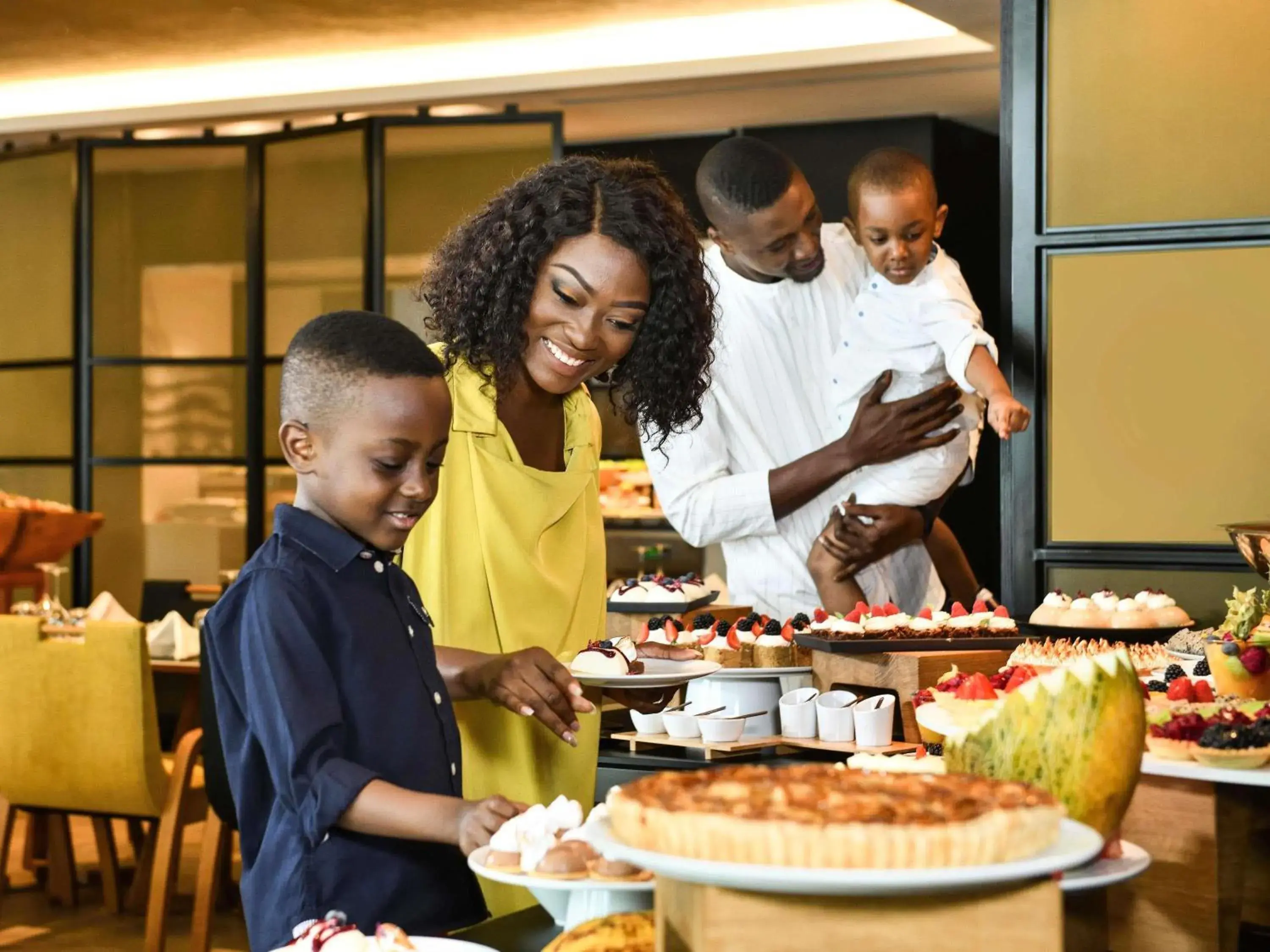 Breakfast in Movenpick Hotel Abidjan-Accor Group Breakfast in Movenpick Hotel Abidjan-Accor Group