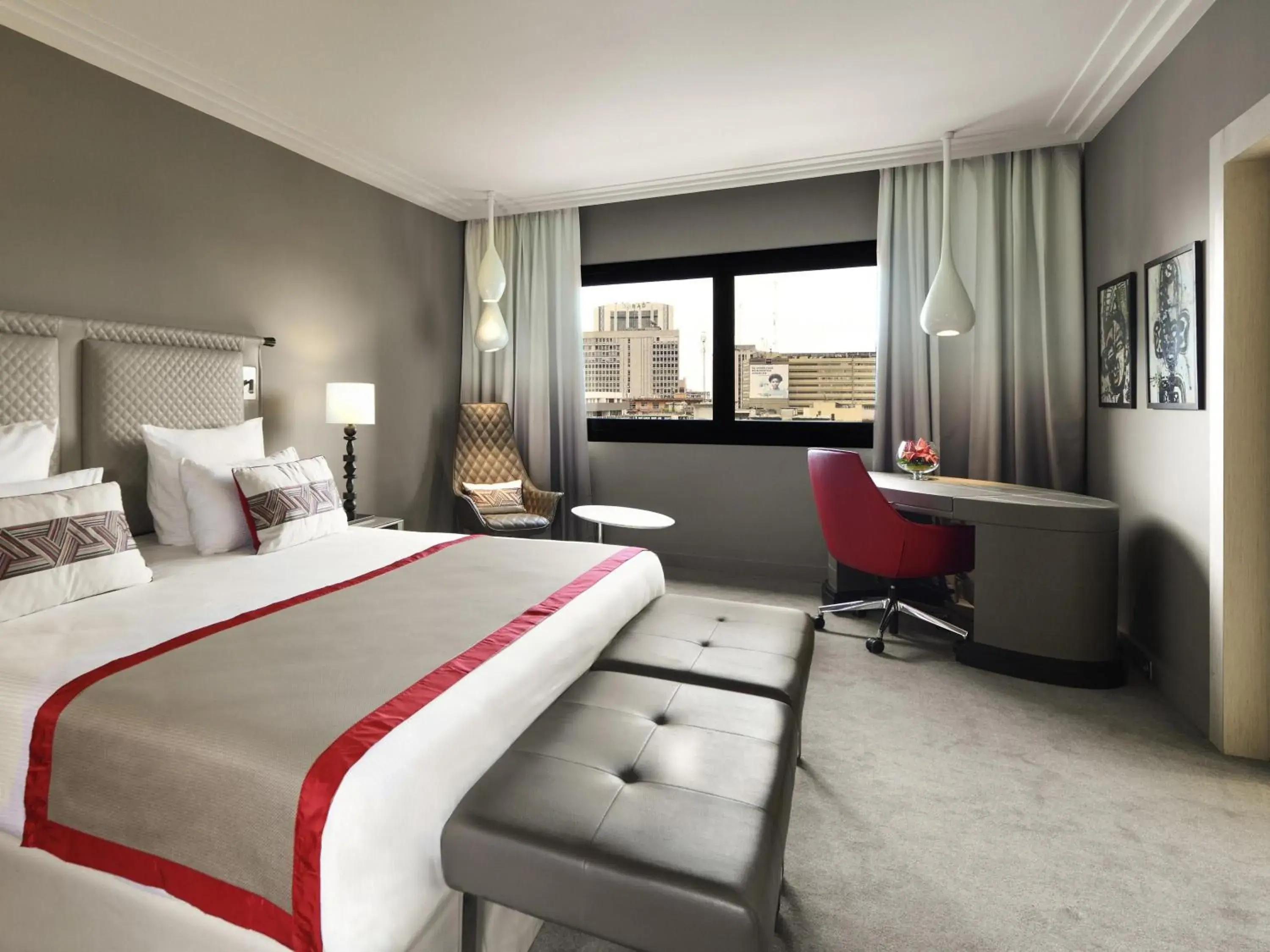 Bedroom, Bed in Movenpick Hotel Abidjan-Accor Group Bedroom, Bed in Movenpick Hotel Abidjan-Accor Group