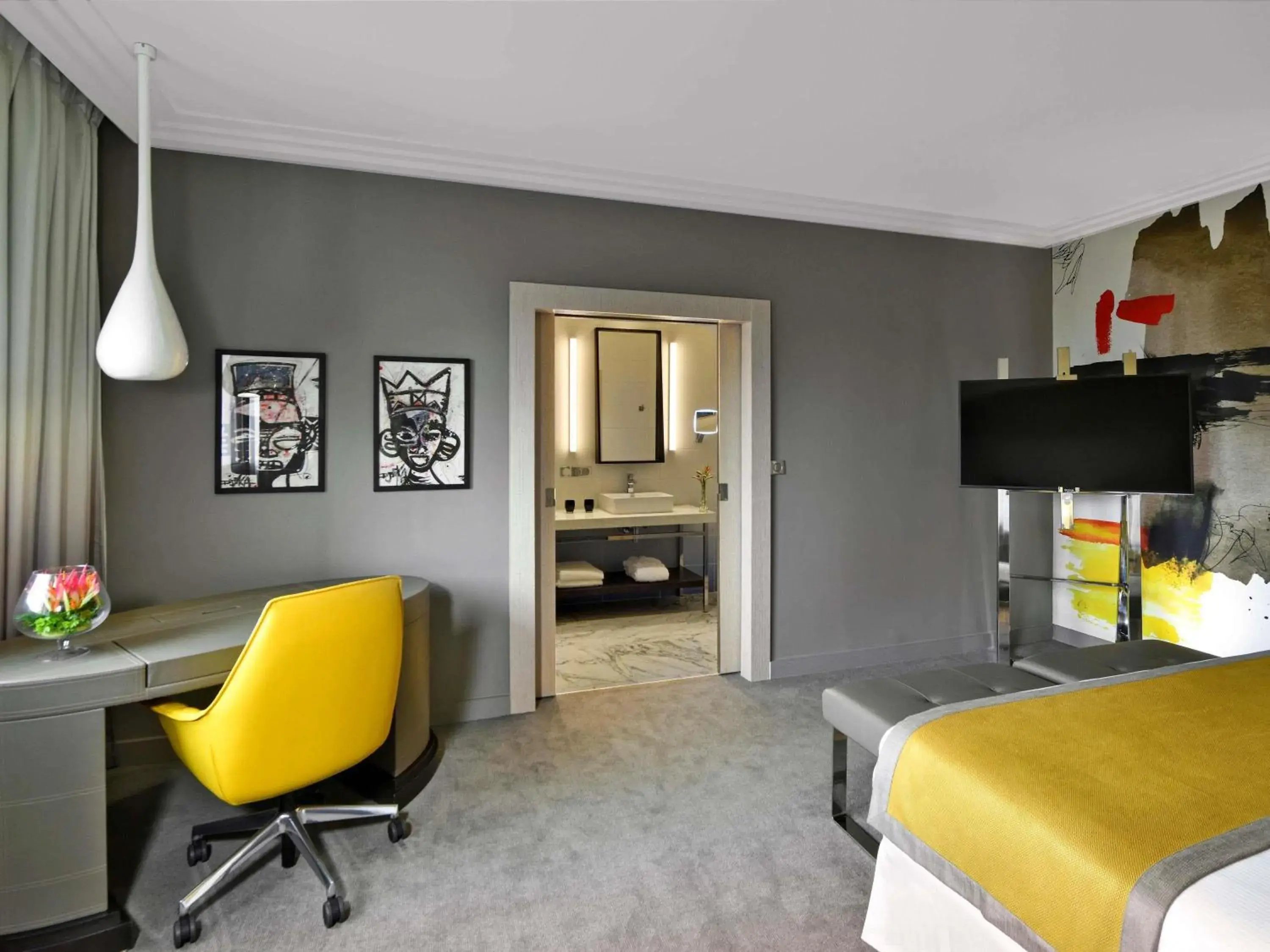 Bedroom, Bed in Movenpick Hotel Abidjan-Accor Group Bedroom, Bed in Movenpick Hotel Abidjan-Accor Group