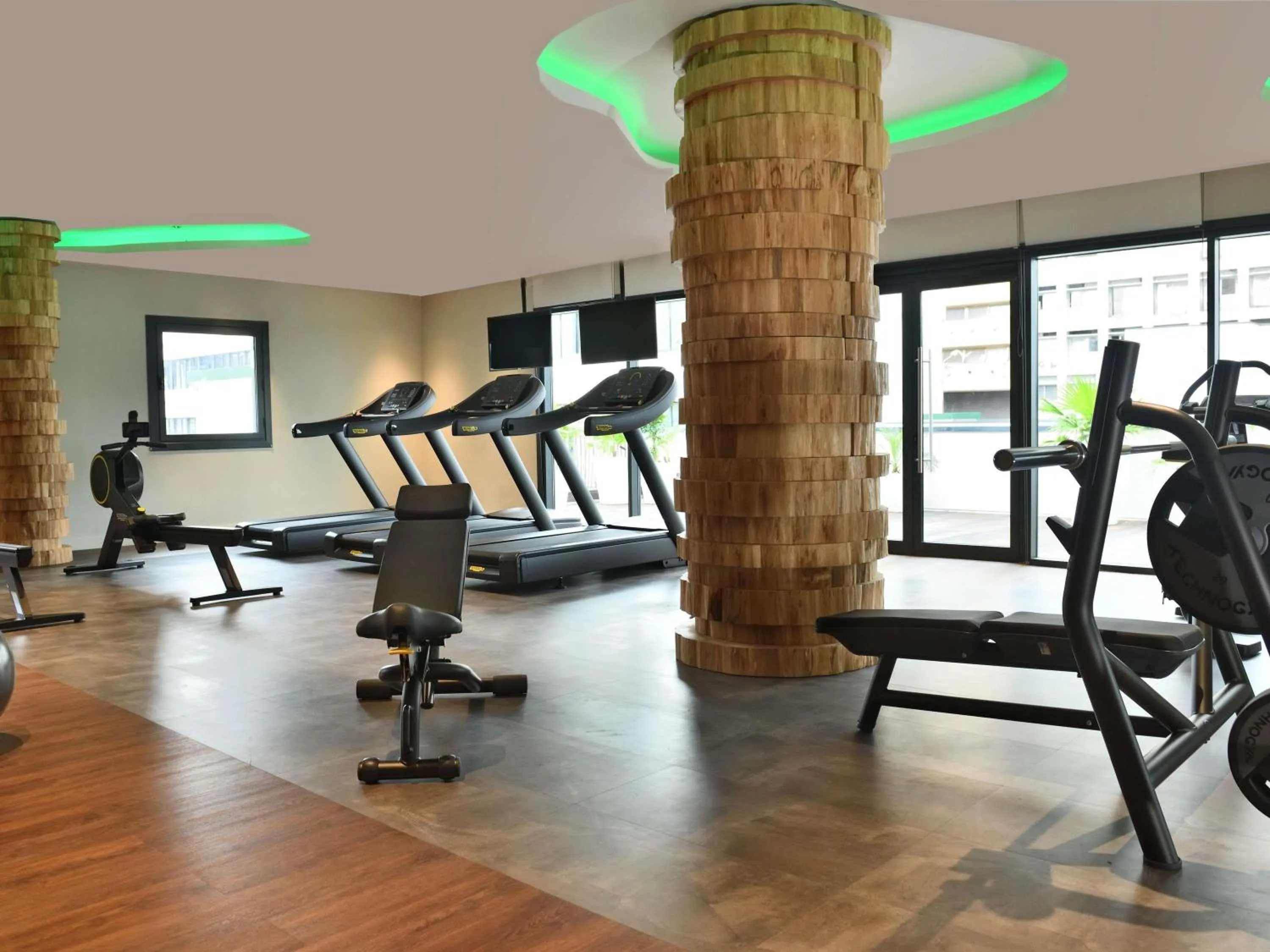 Fitness centre/facilities in Movenpick Hotel Abidjan-Accor Group