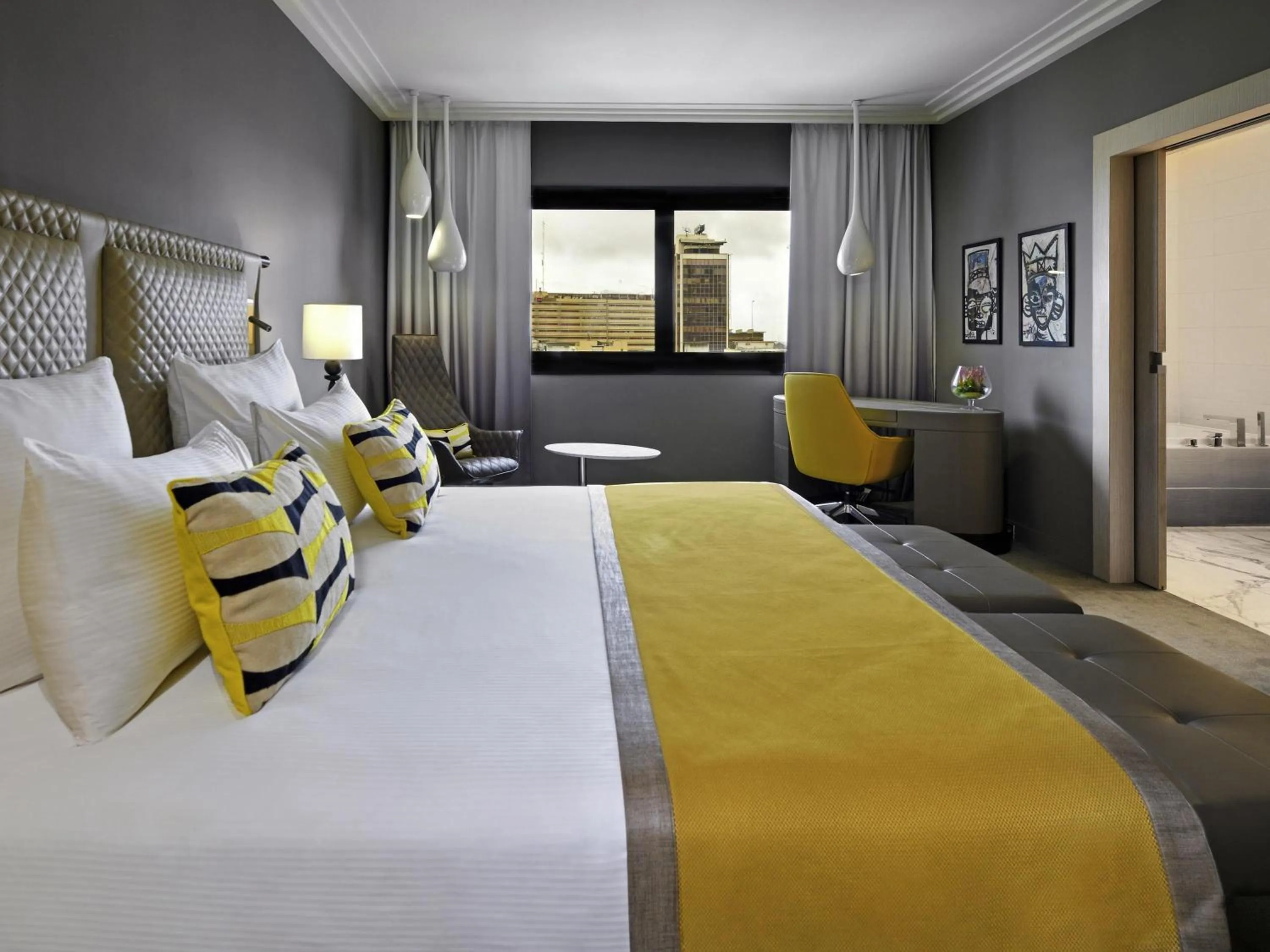 Bedroom, Bed in Movenpick Hotel Abidjan-Accor Group