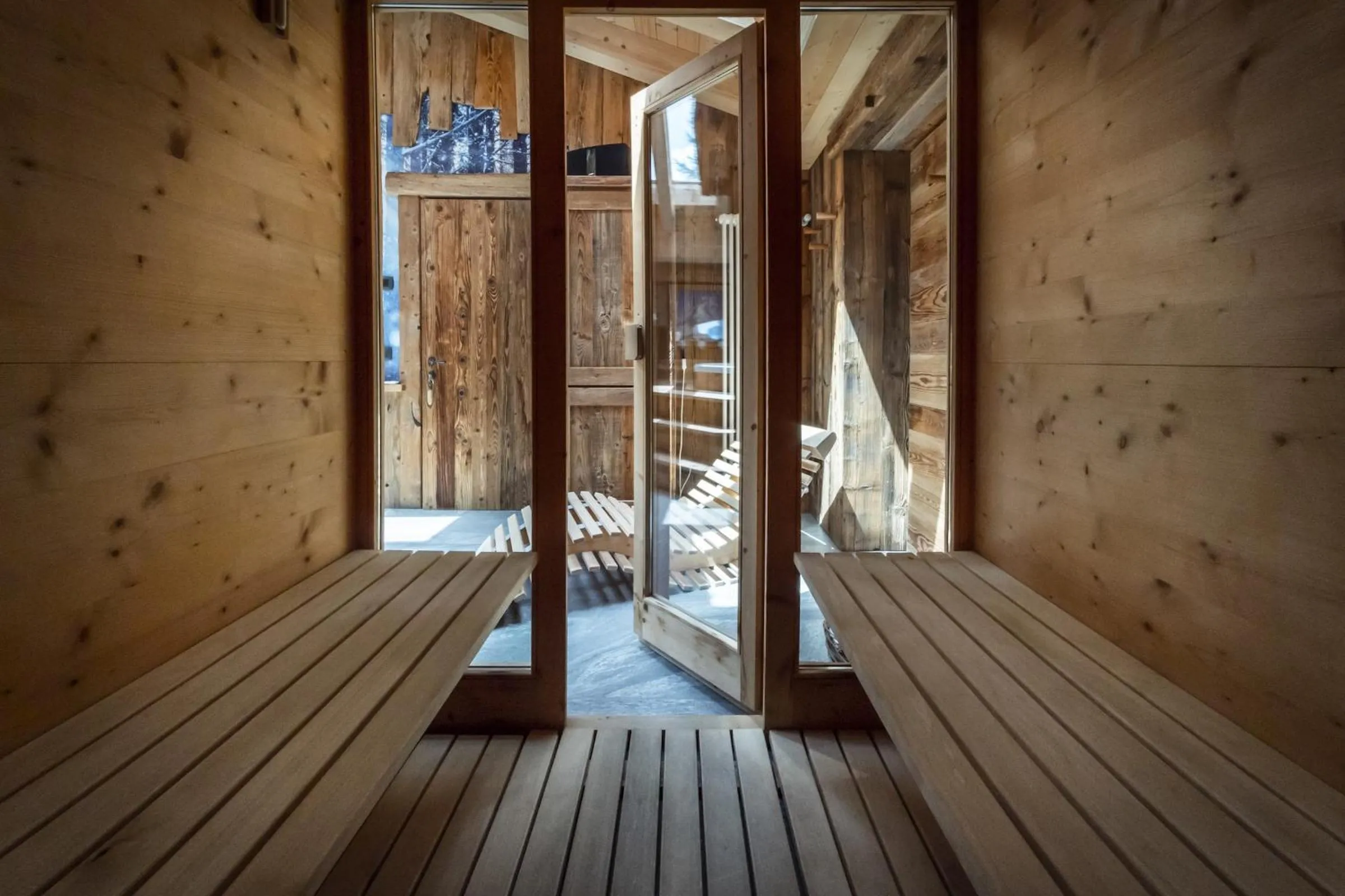 Sauna in Francois Boutique Rooms - Matterhorn Retreat & SPA in Cervinia