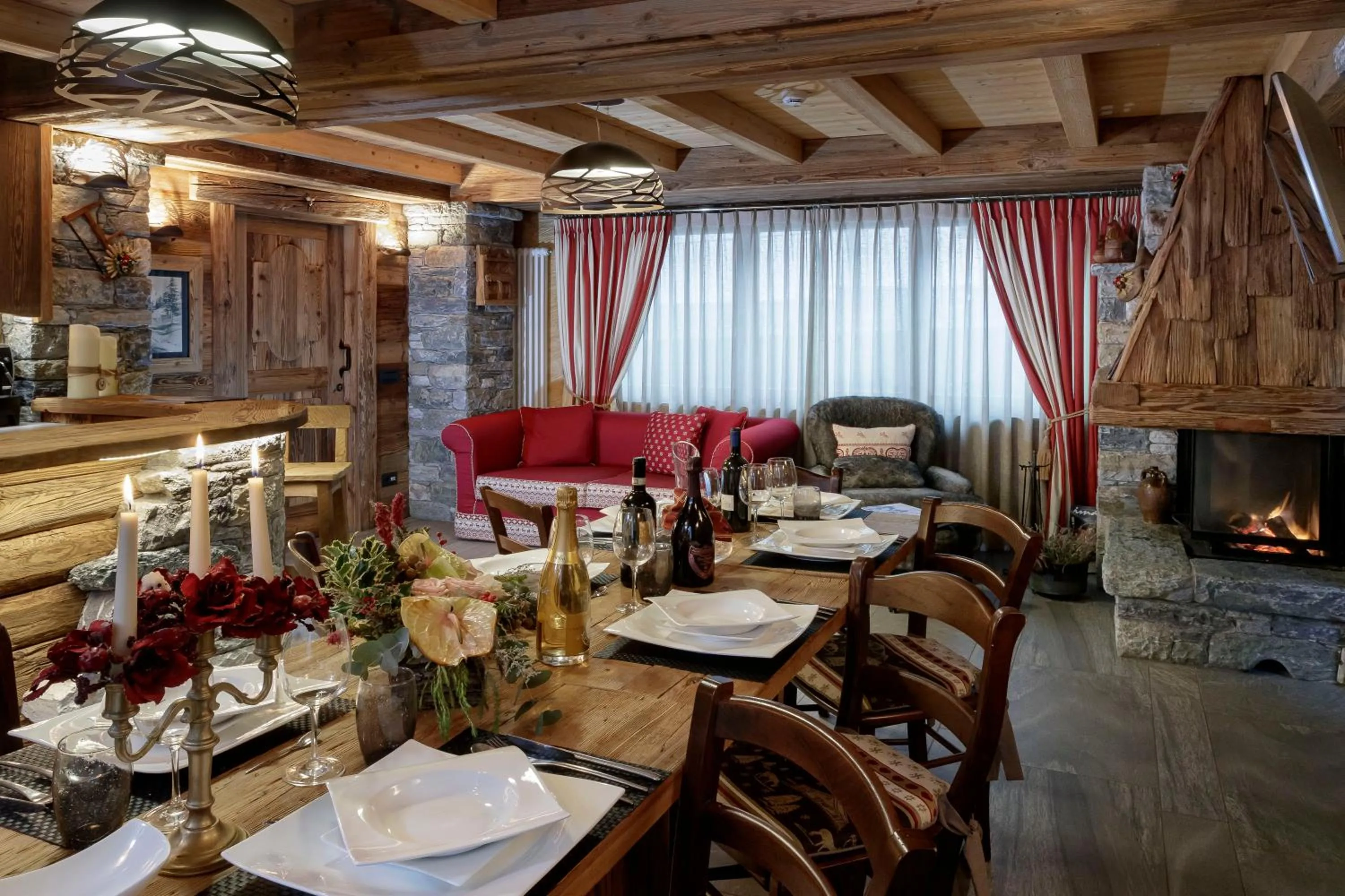 Living room in Francois Boutique Rooms - Matterhorn Retreat & SPA in Cervinia
