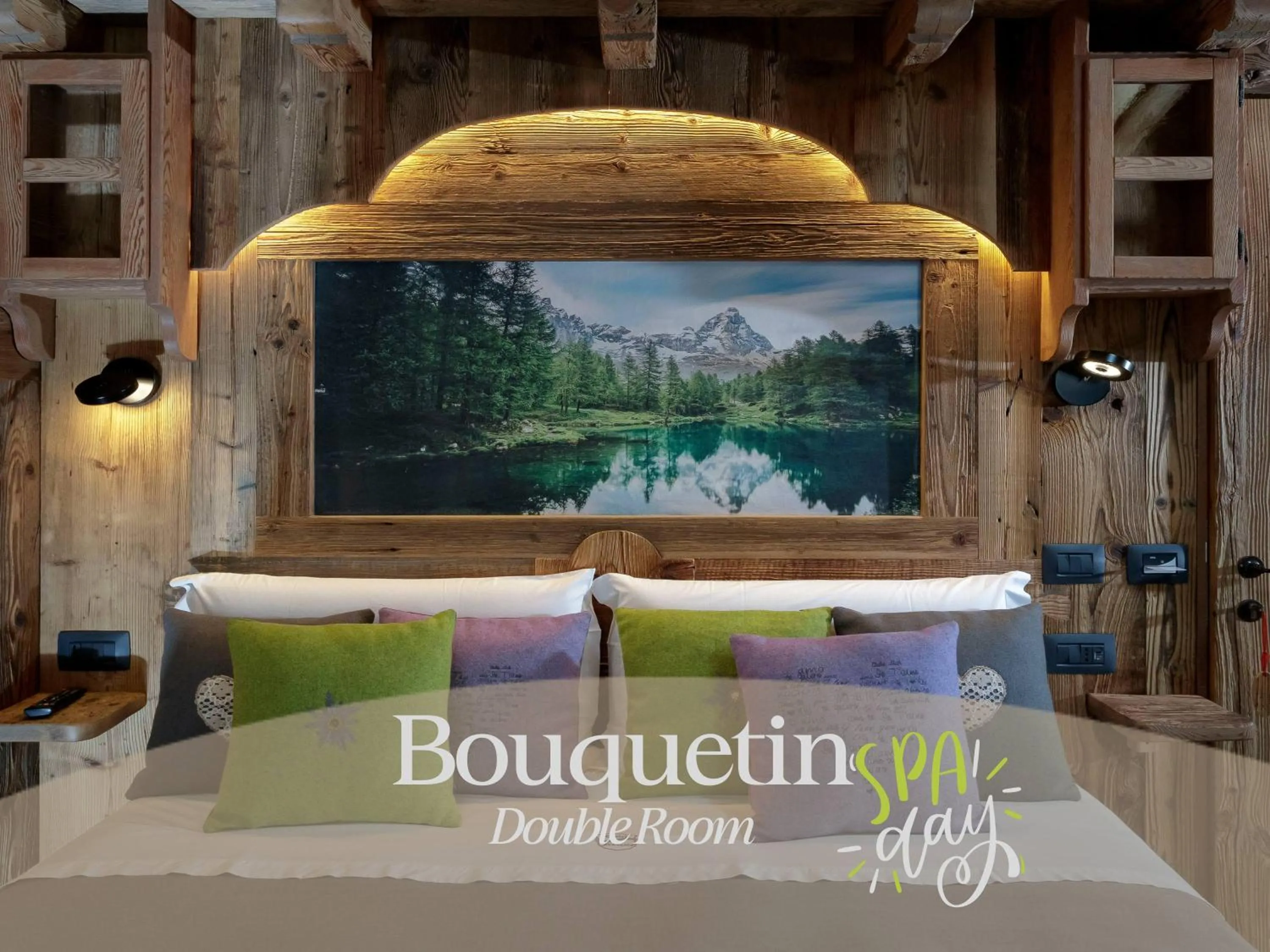 Bedroom, Bed in Francois Boutique Rooms - Matterhorn Retreat & SPA in Cervinia
